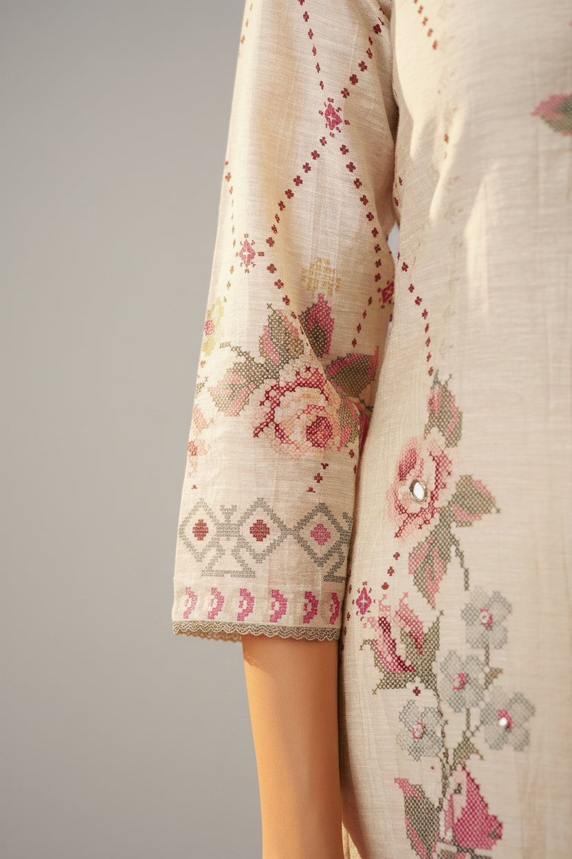 Linen Digital Print Set