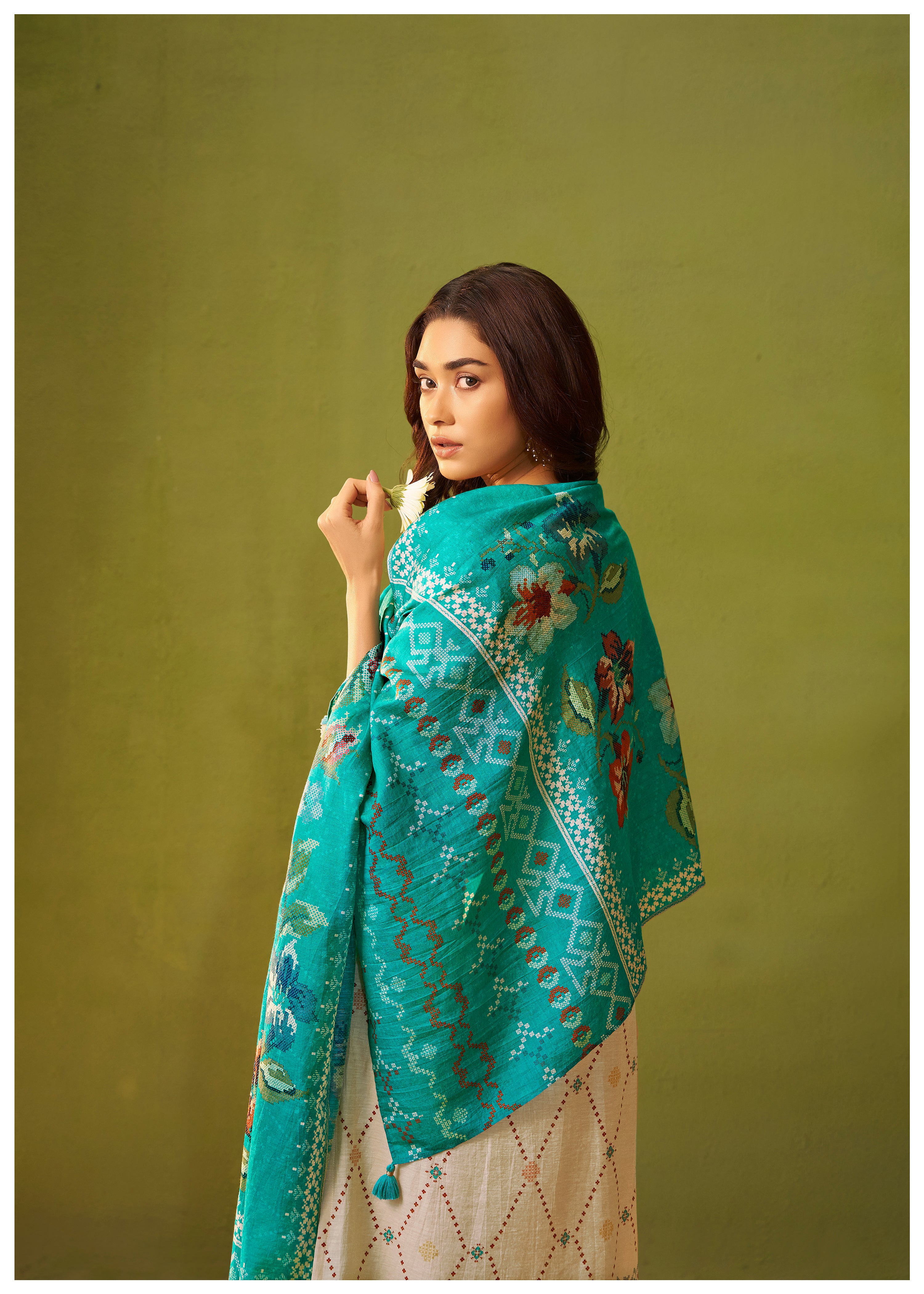 Shimmer Linen Digital Print Set