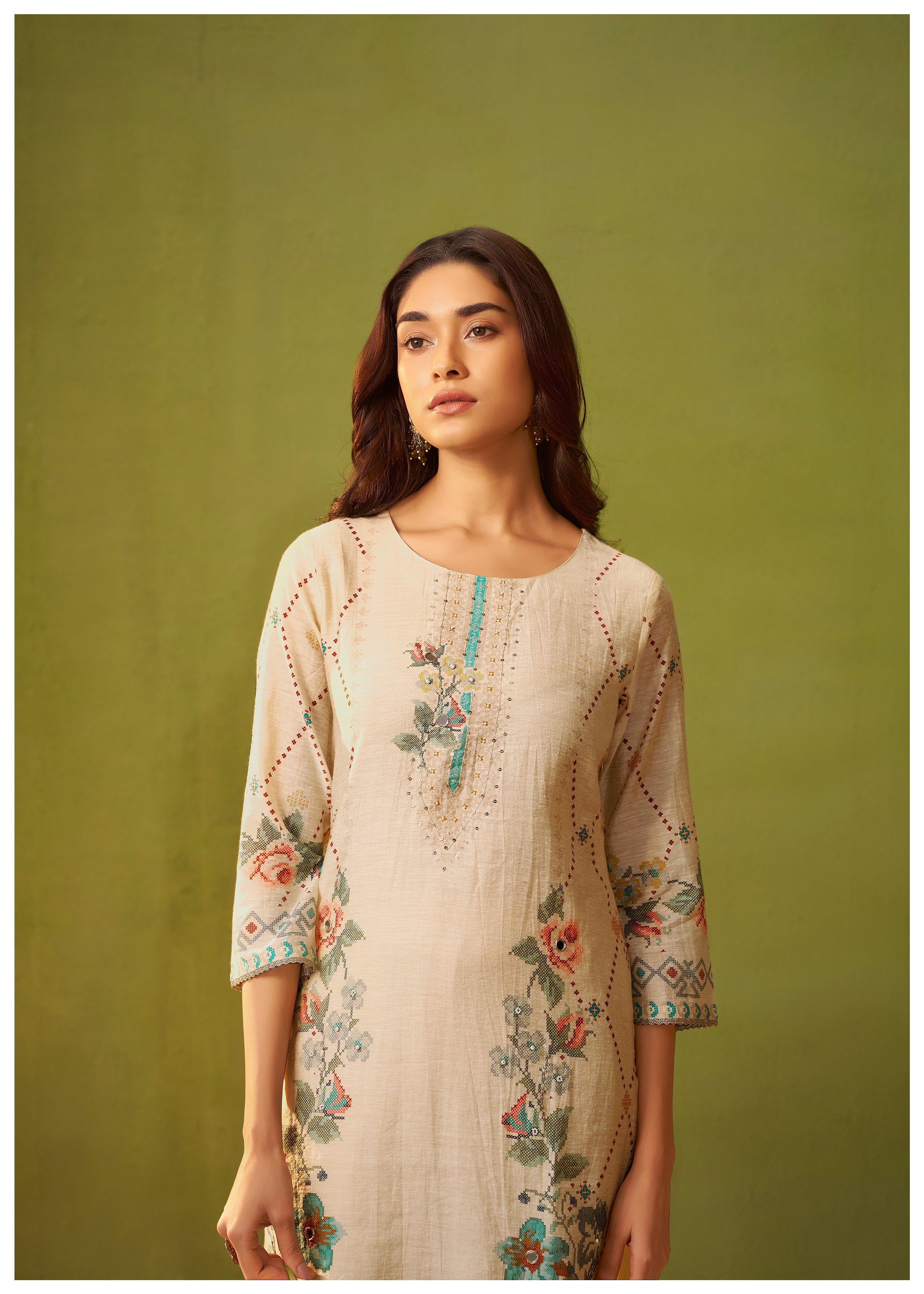 Shimmer Linen Digital Print Set