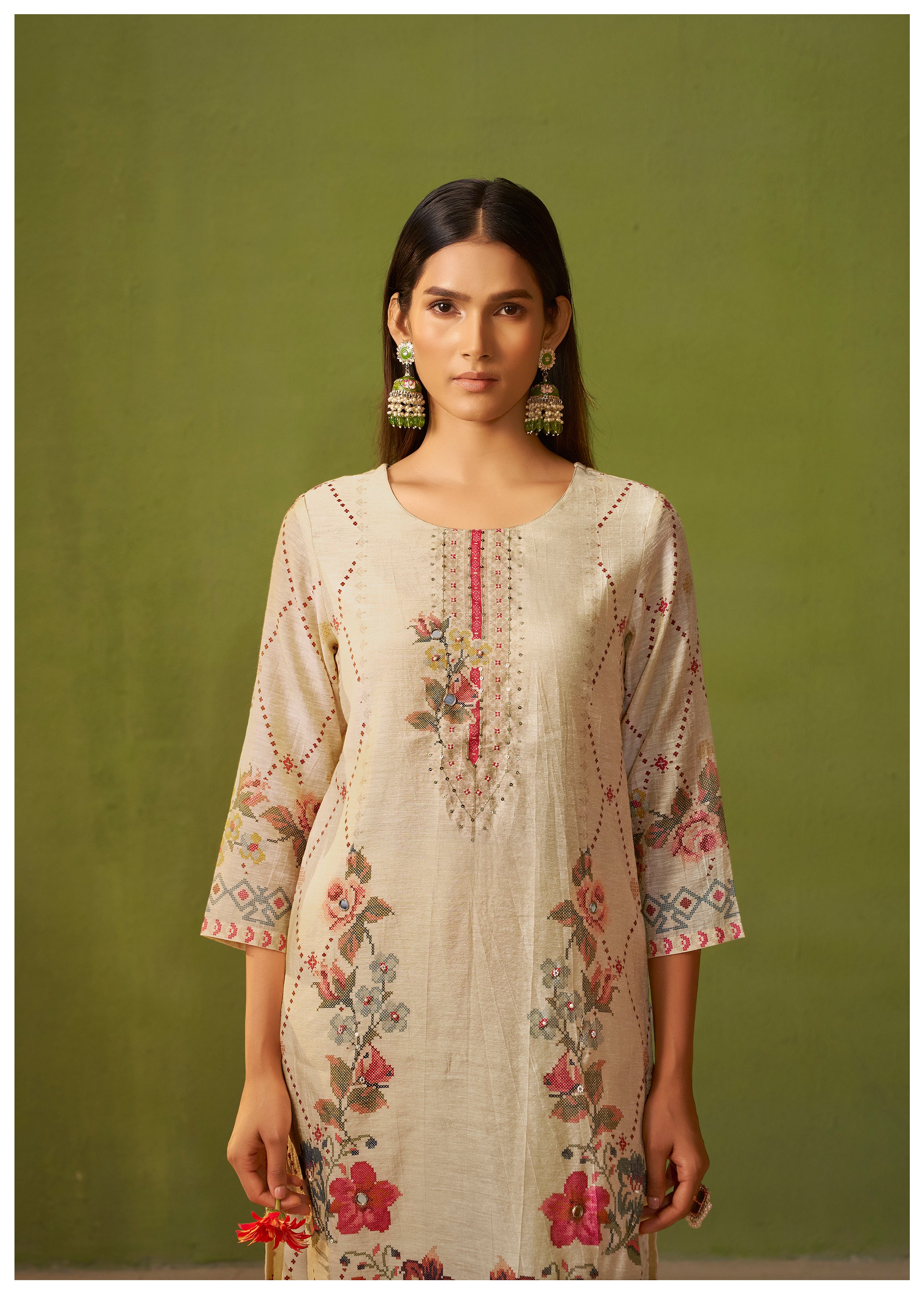 Shimmer Linen Digital Print Set