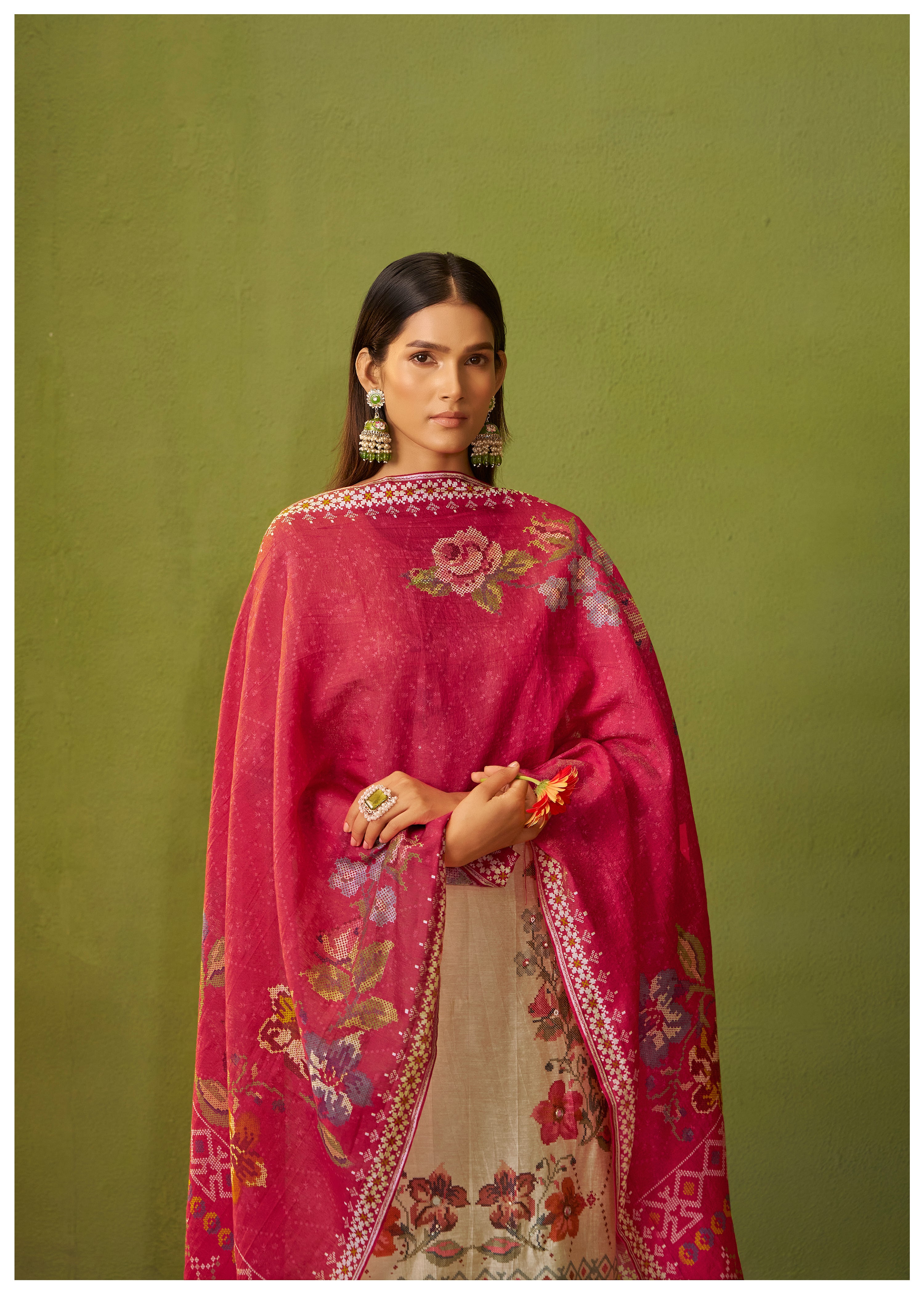 Shimmer Linen Digital Print Set