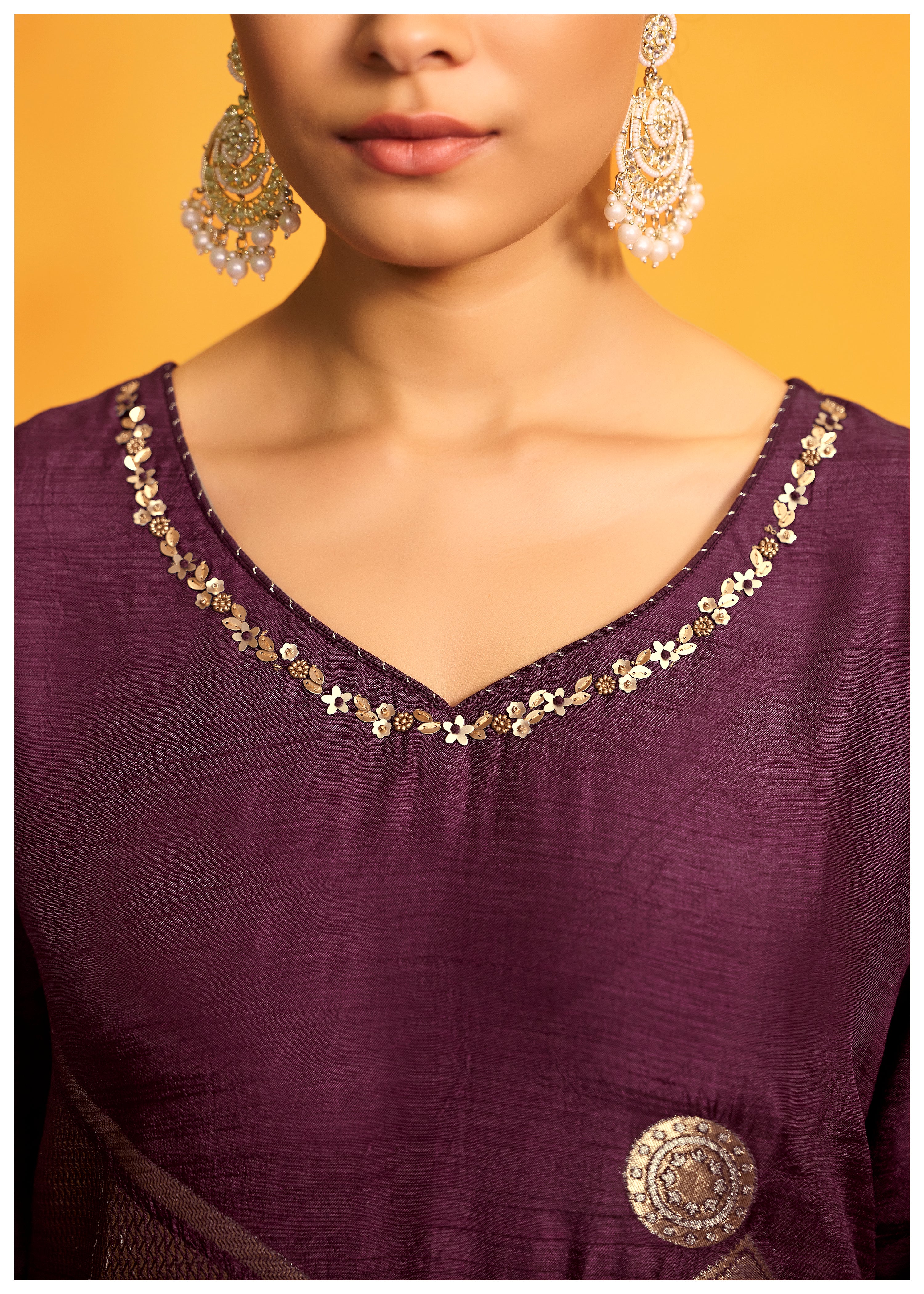 Russian Jacquard Set (Banglori Silk)