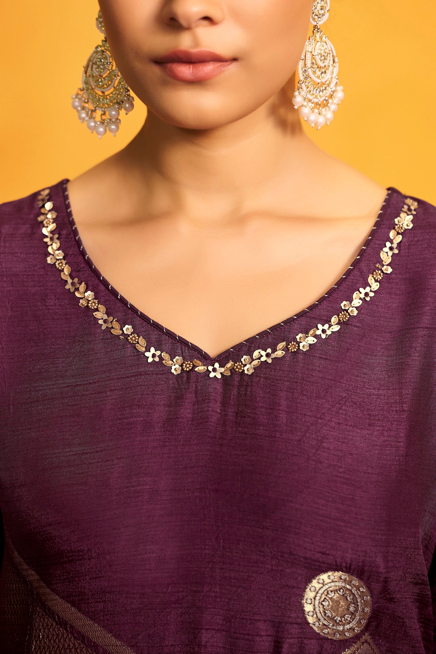 Russian Jacquard Set (Banglori Silk)