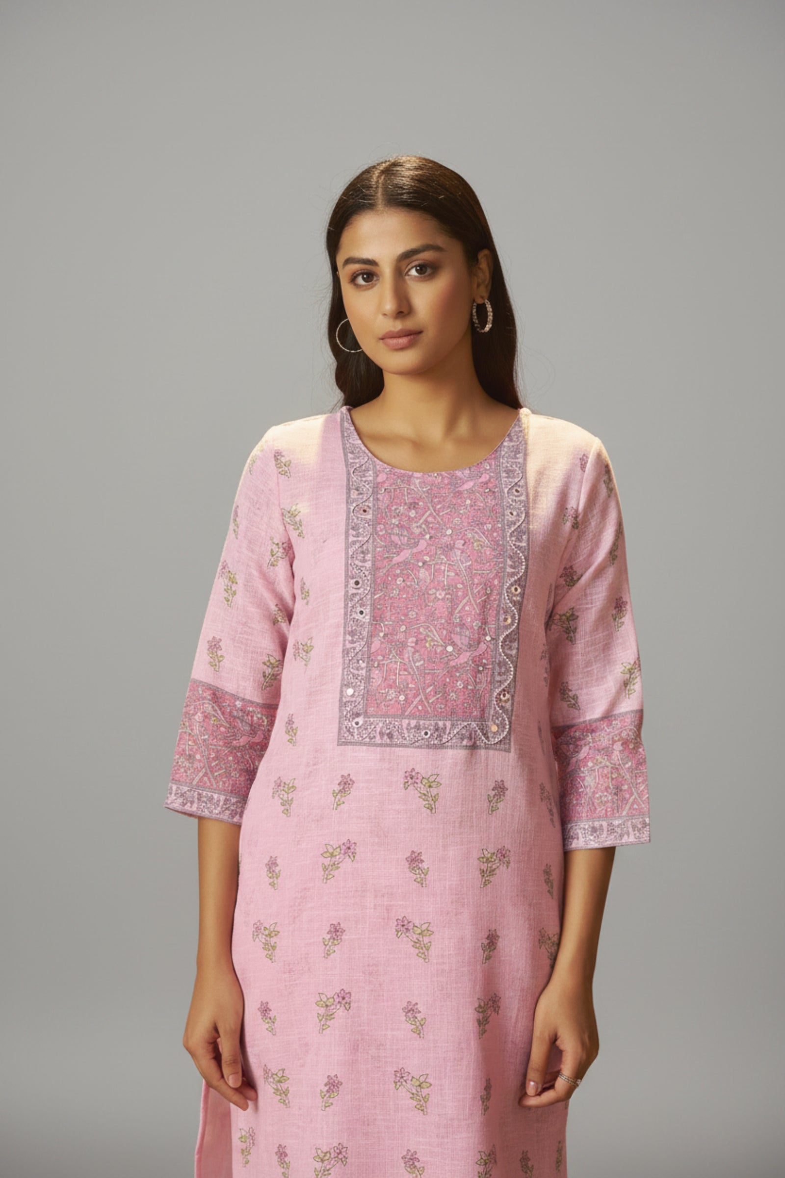 Blush Bloom Linen Cotton Digital Set