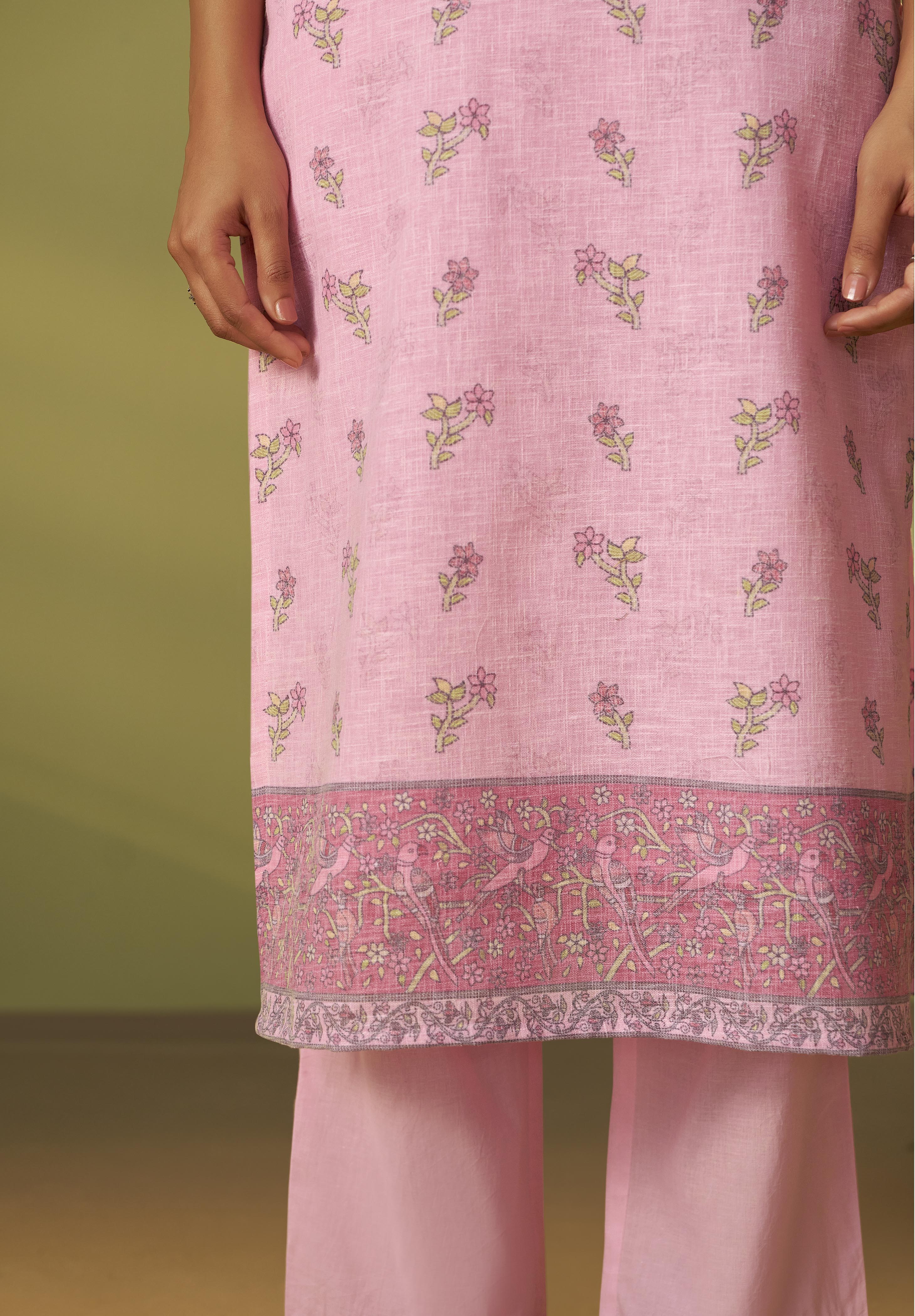 Blush Bloom Linen Cotton Digital Set