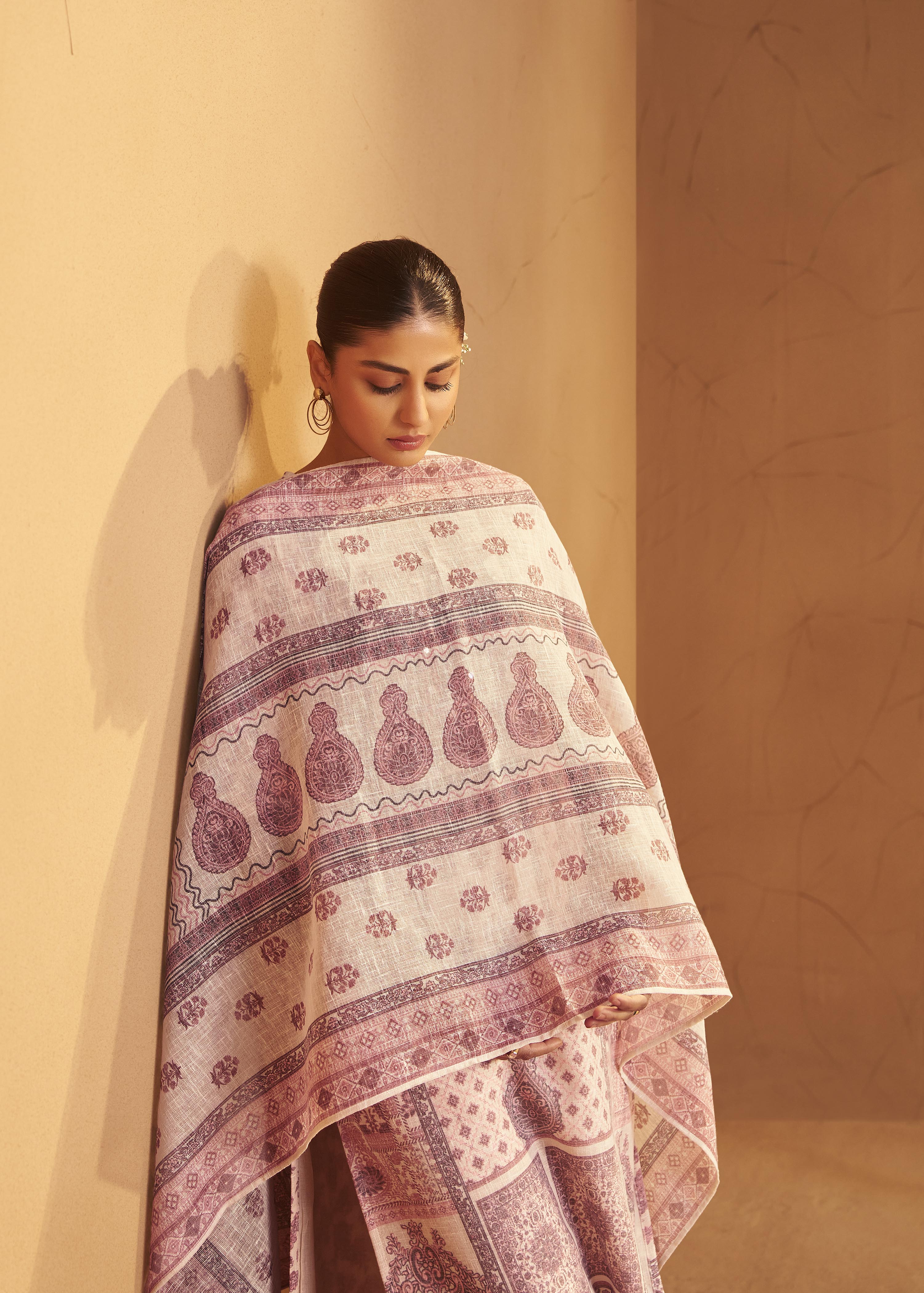 Pearl Mist Linen Cotton Digital Set