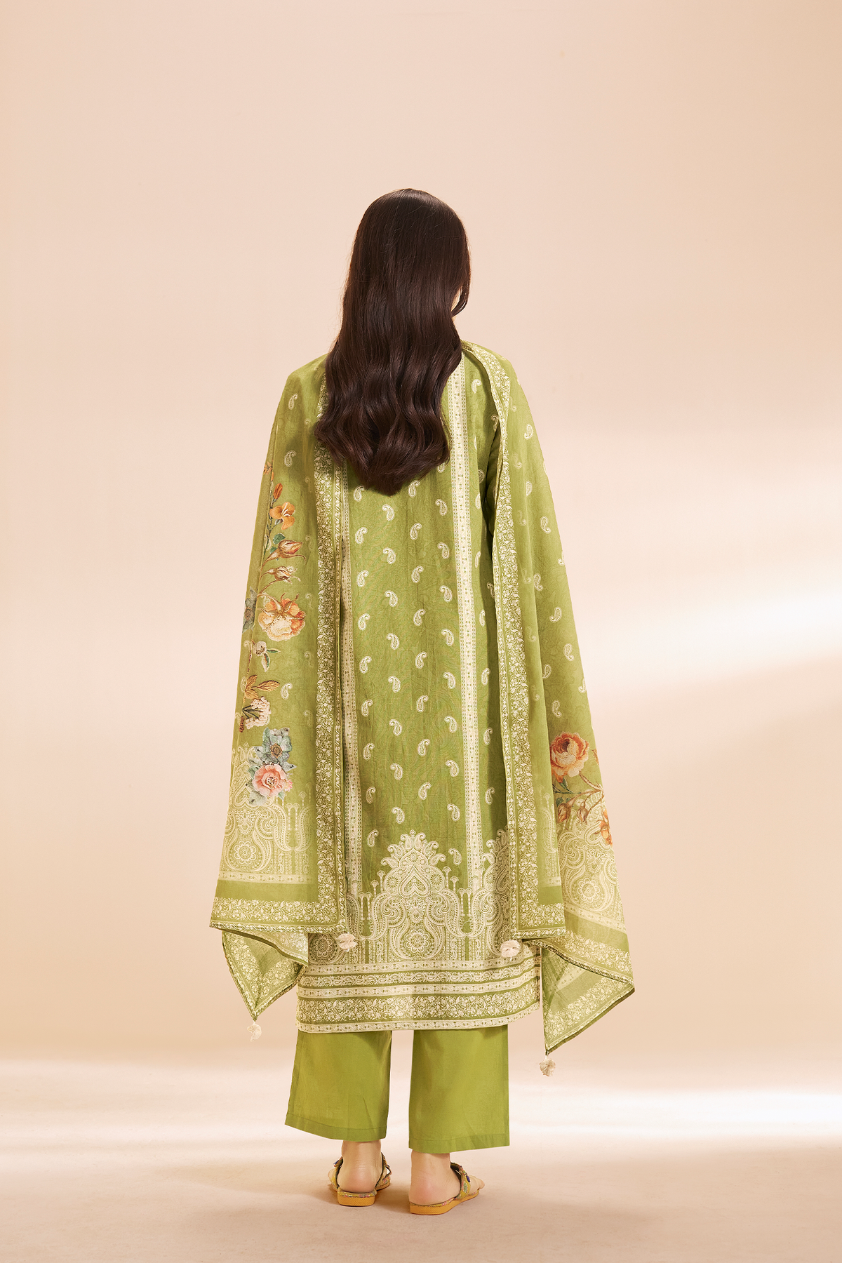 DIGITAL PRINT PURE COTTON LINEN SET