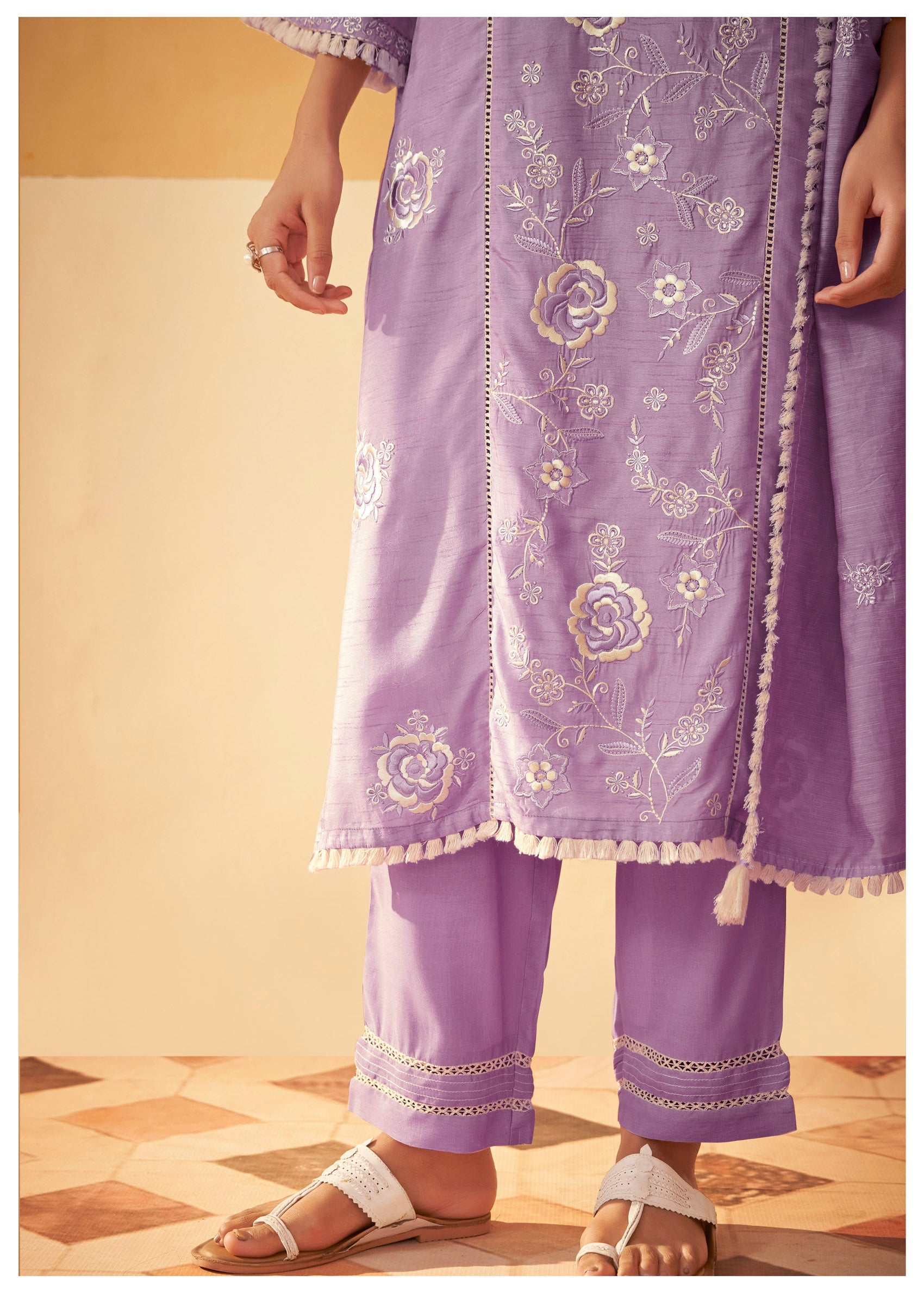 Lavender Luxe Dola Silk Set