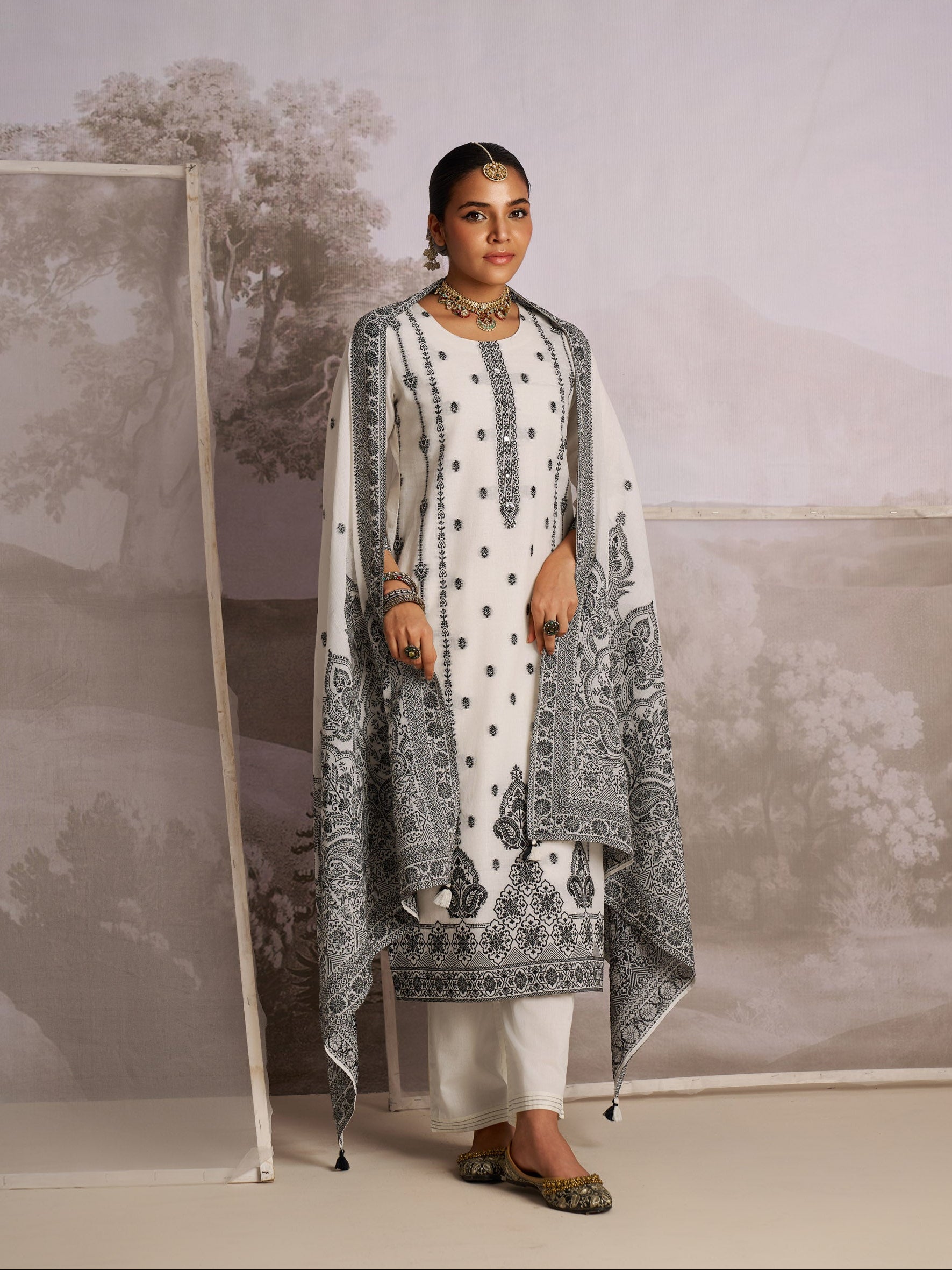 Seraphic Cotton Kurta Set