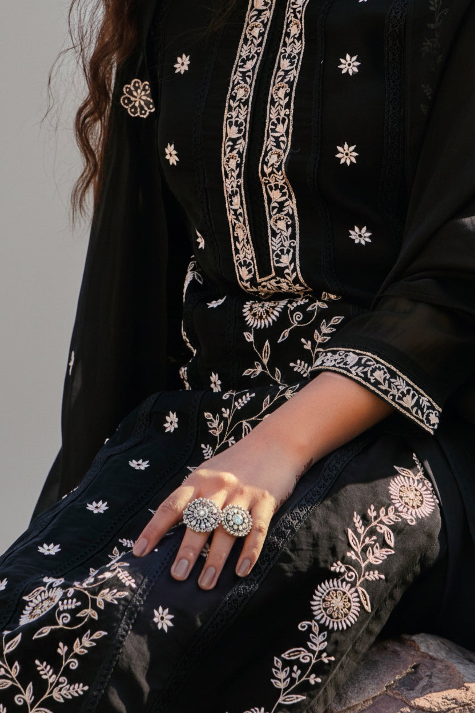 Fiorenza Organza Kurta Set