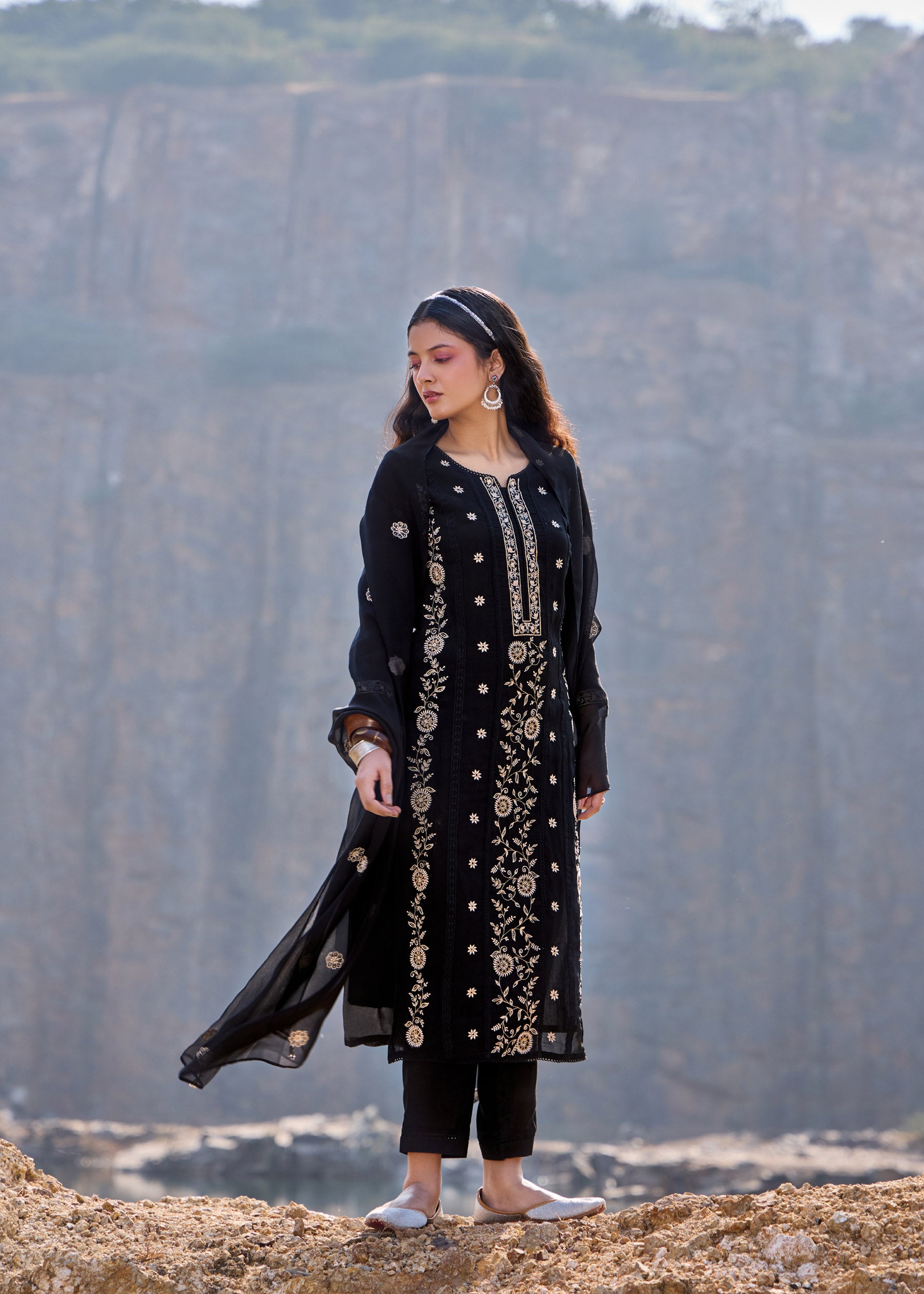 Fiorenza Organza Kurta Set