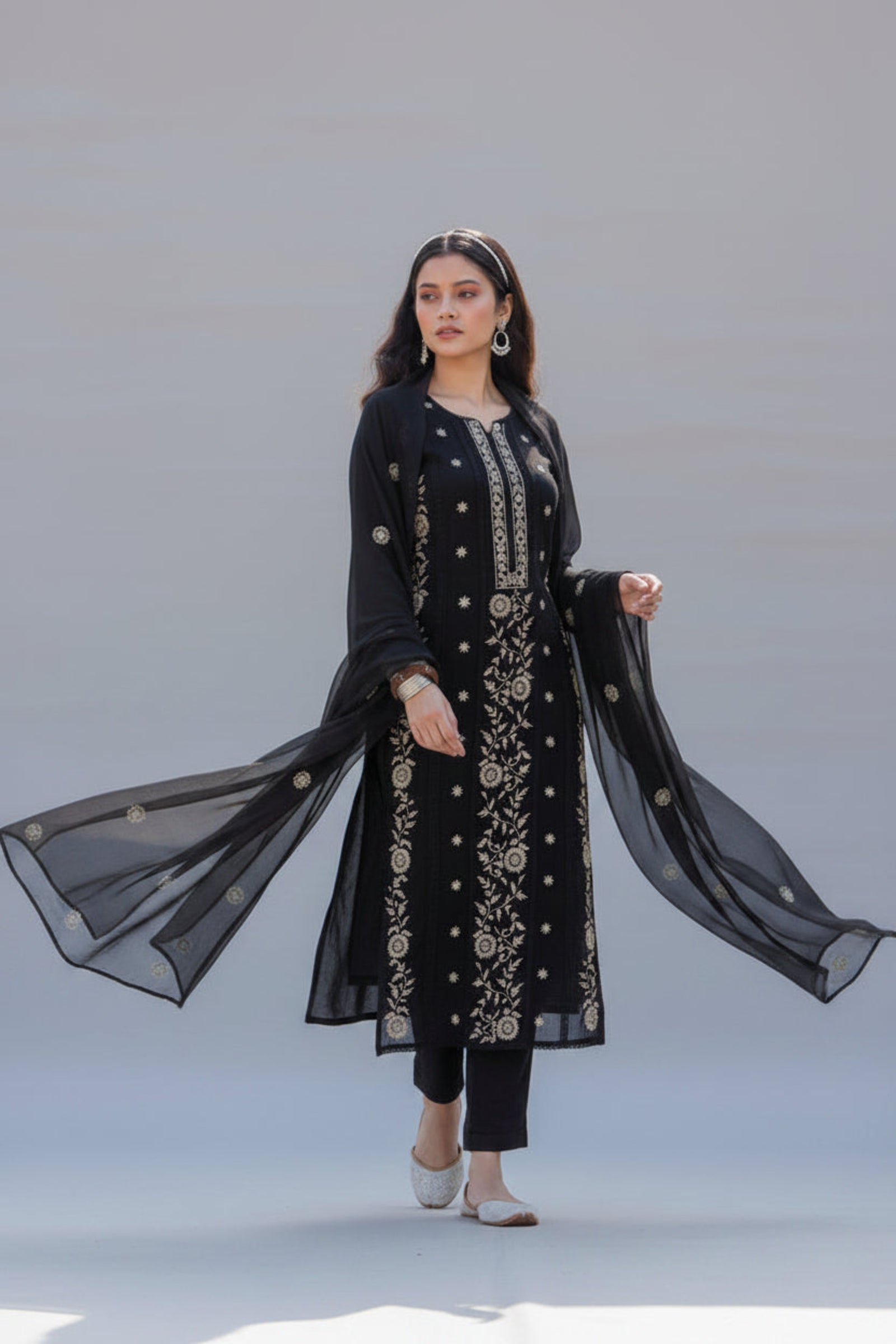 Fiorenza Organza Kurta Set