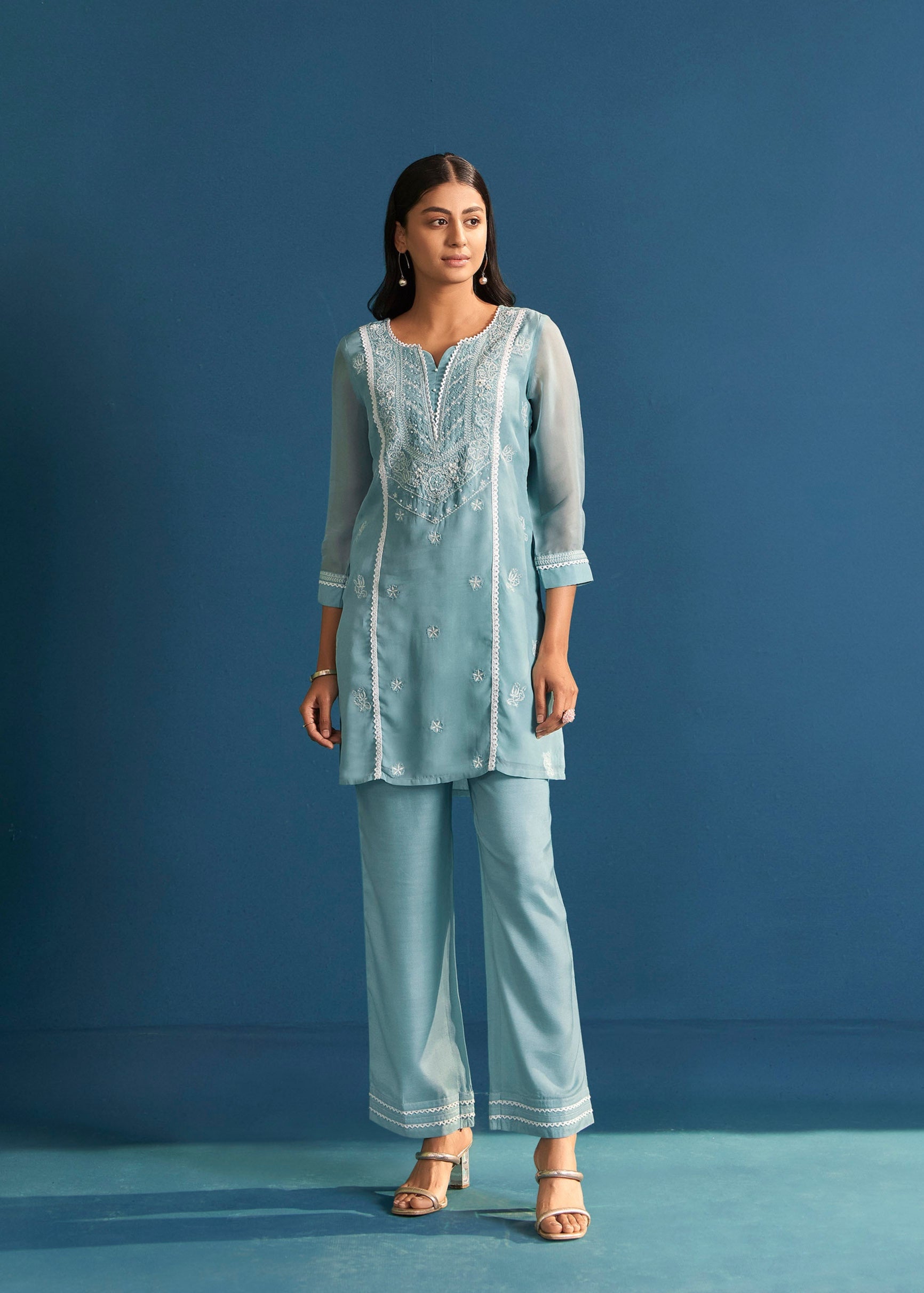 Azure Pure Organza Coords