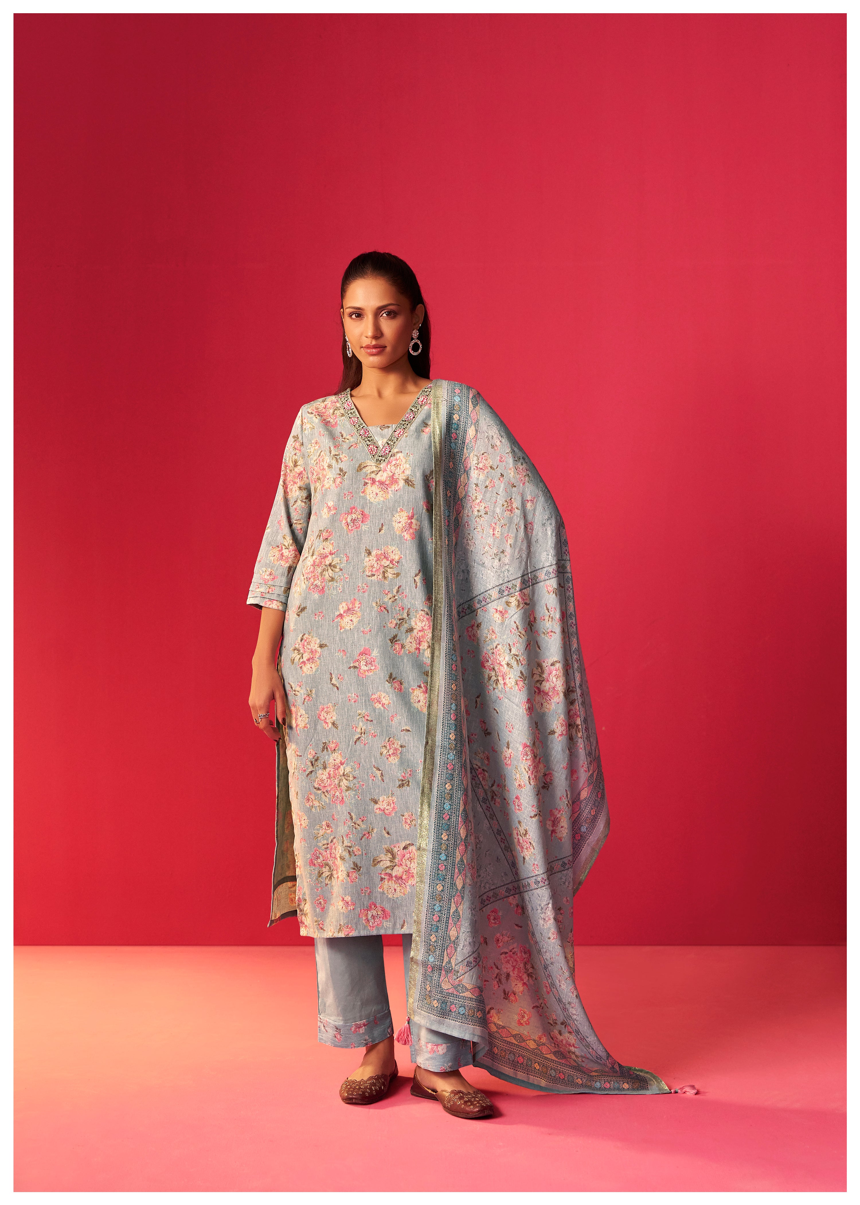 Digital Print Kurta Set