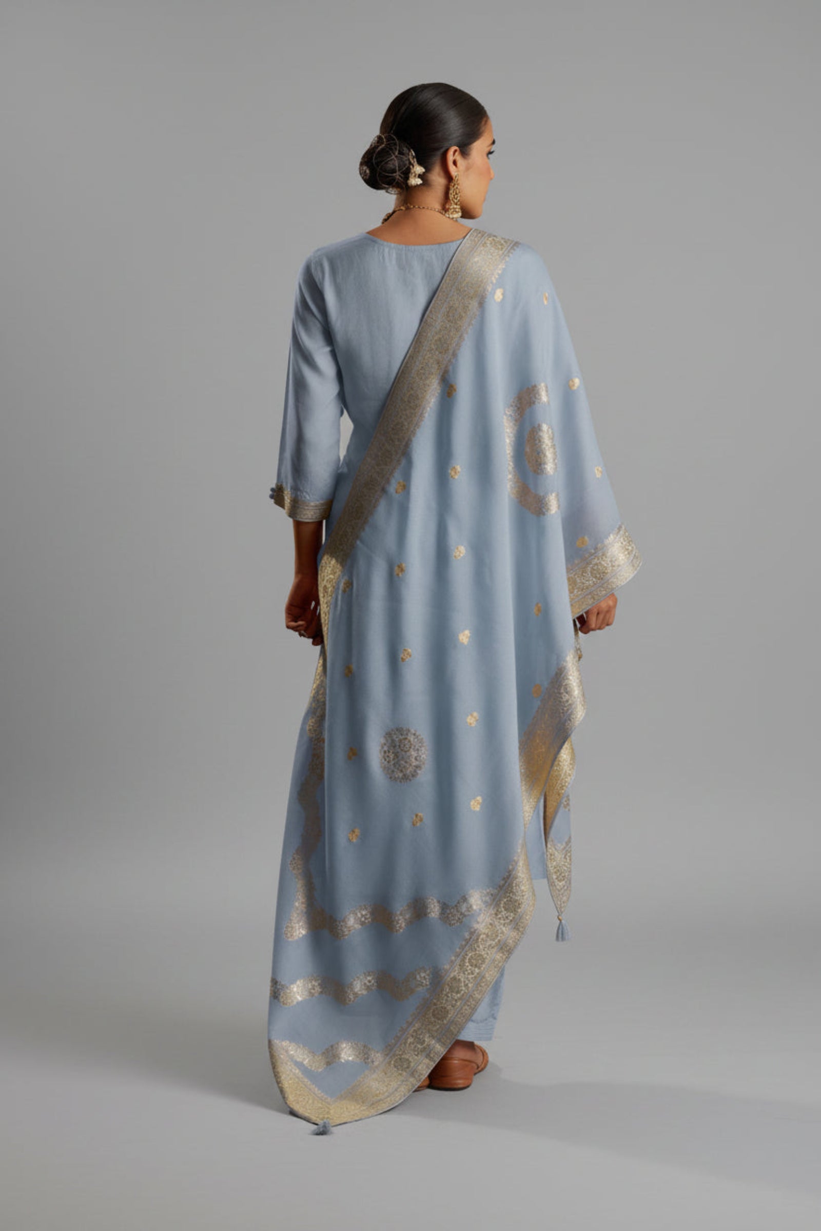 Navira Chanderi Kurta Set