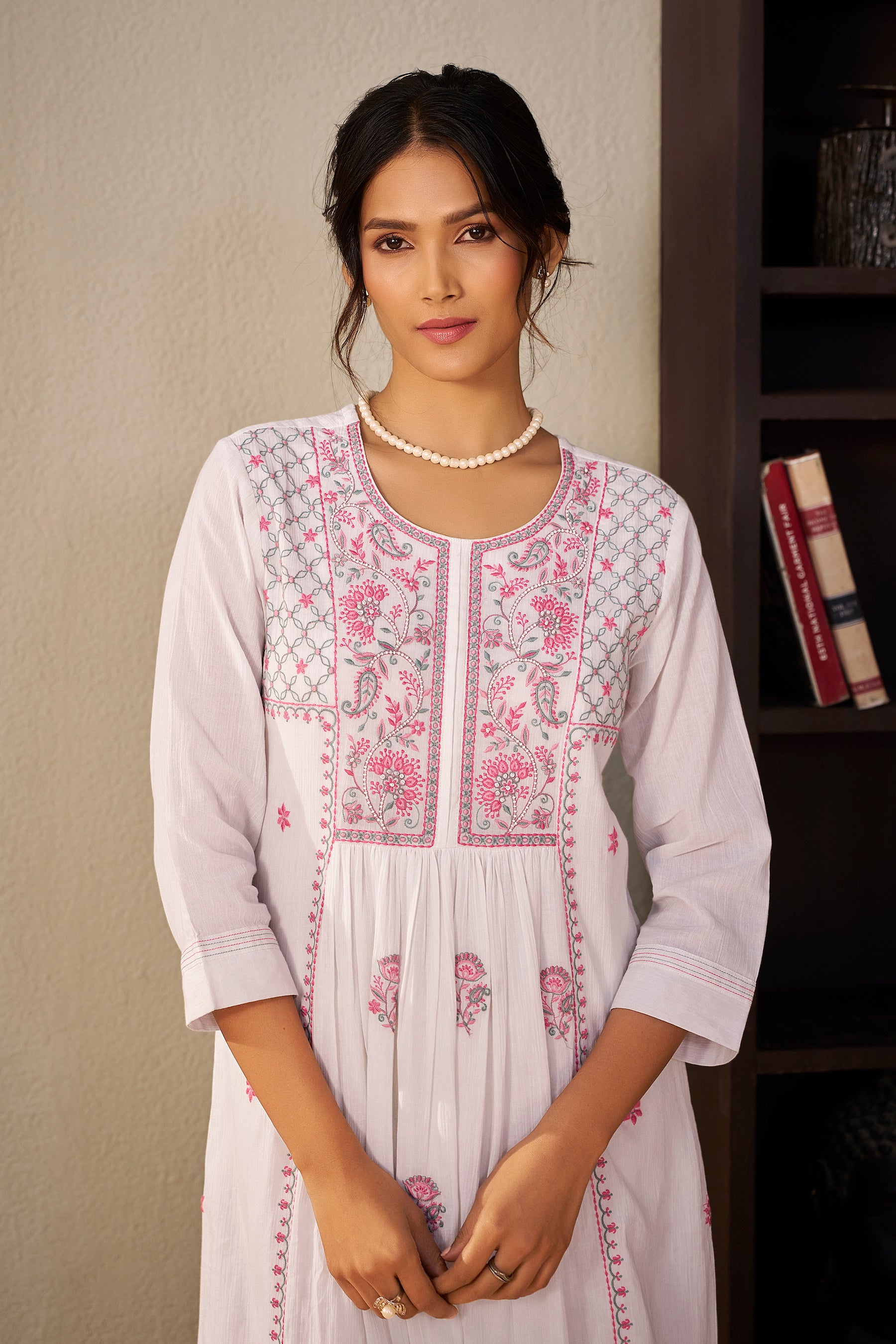 Cotton Embroidered Crush Set