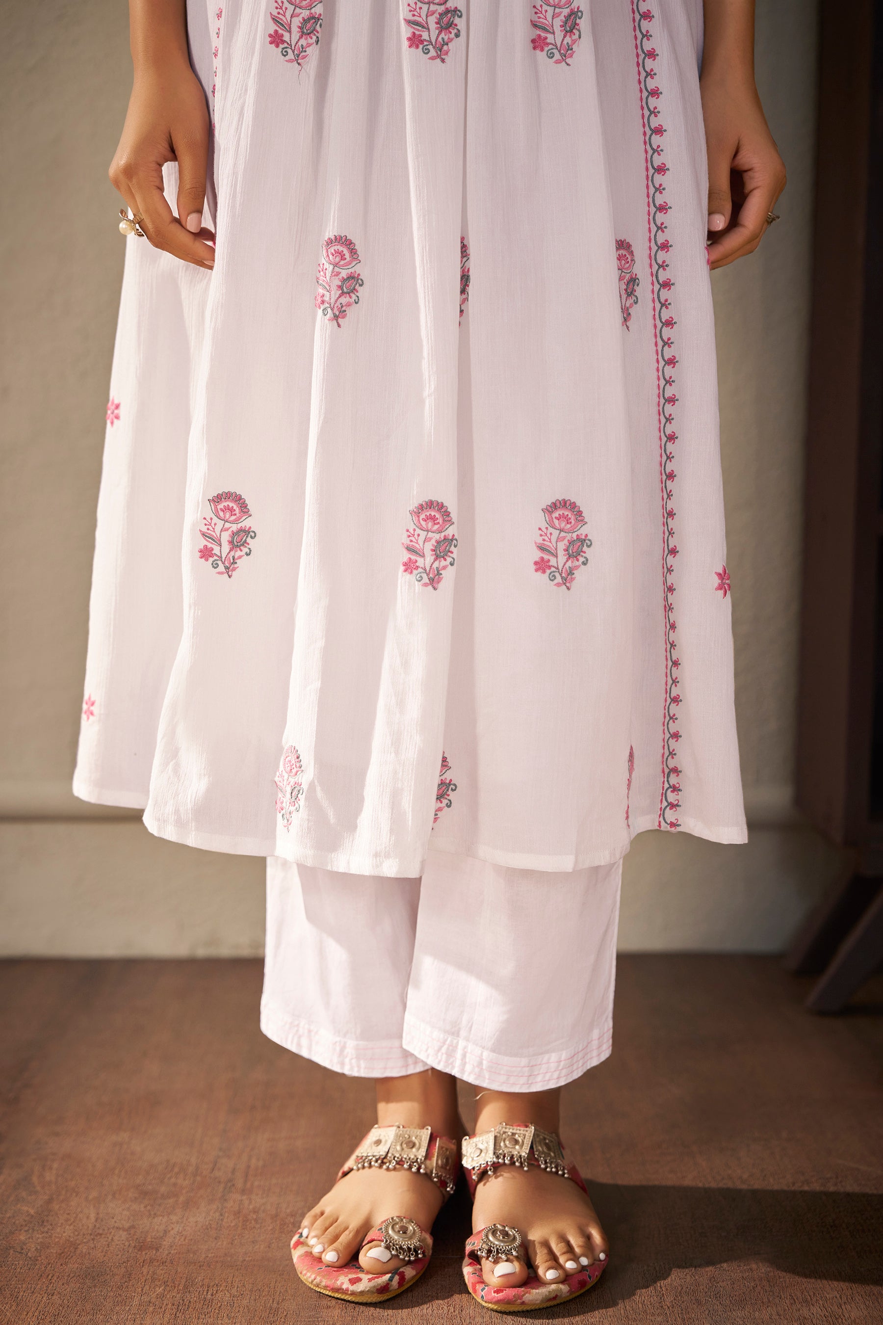 Cotton Embroidered Crush Set