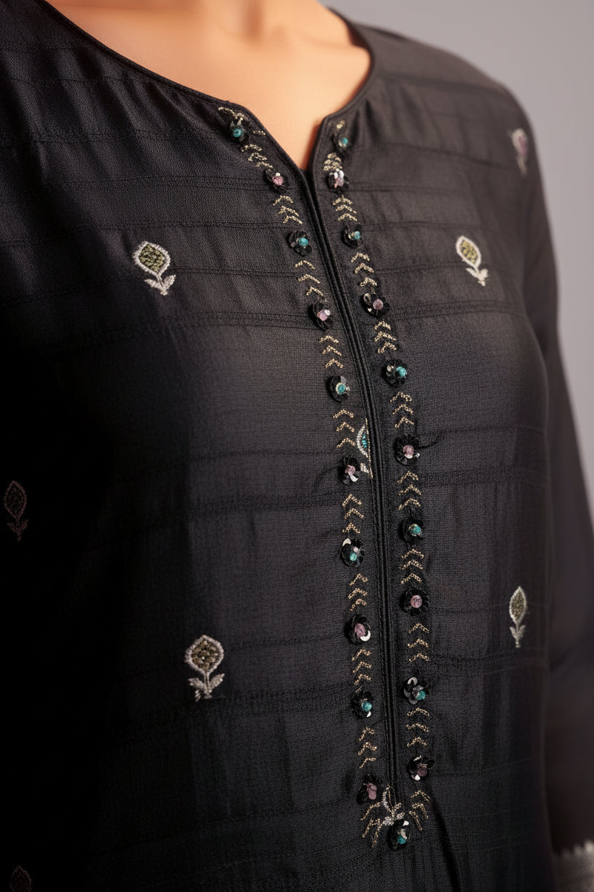 Bhagalpuri Silk Jacquard Set