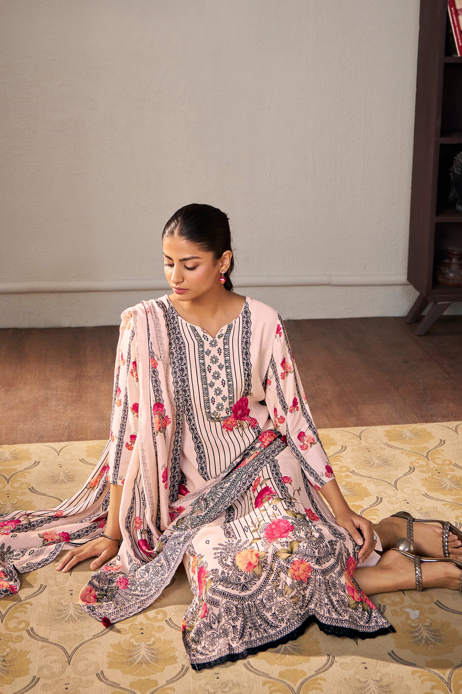 Heavy Digital Print Kurta Set