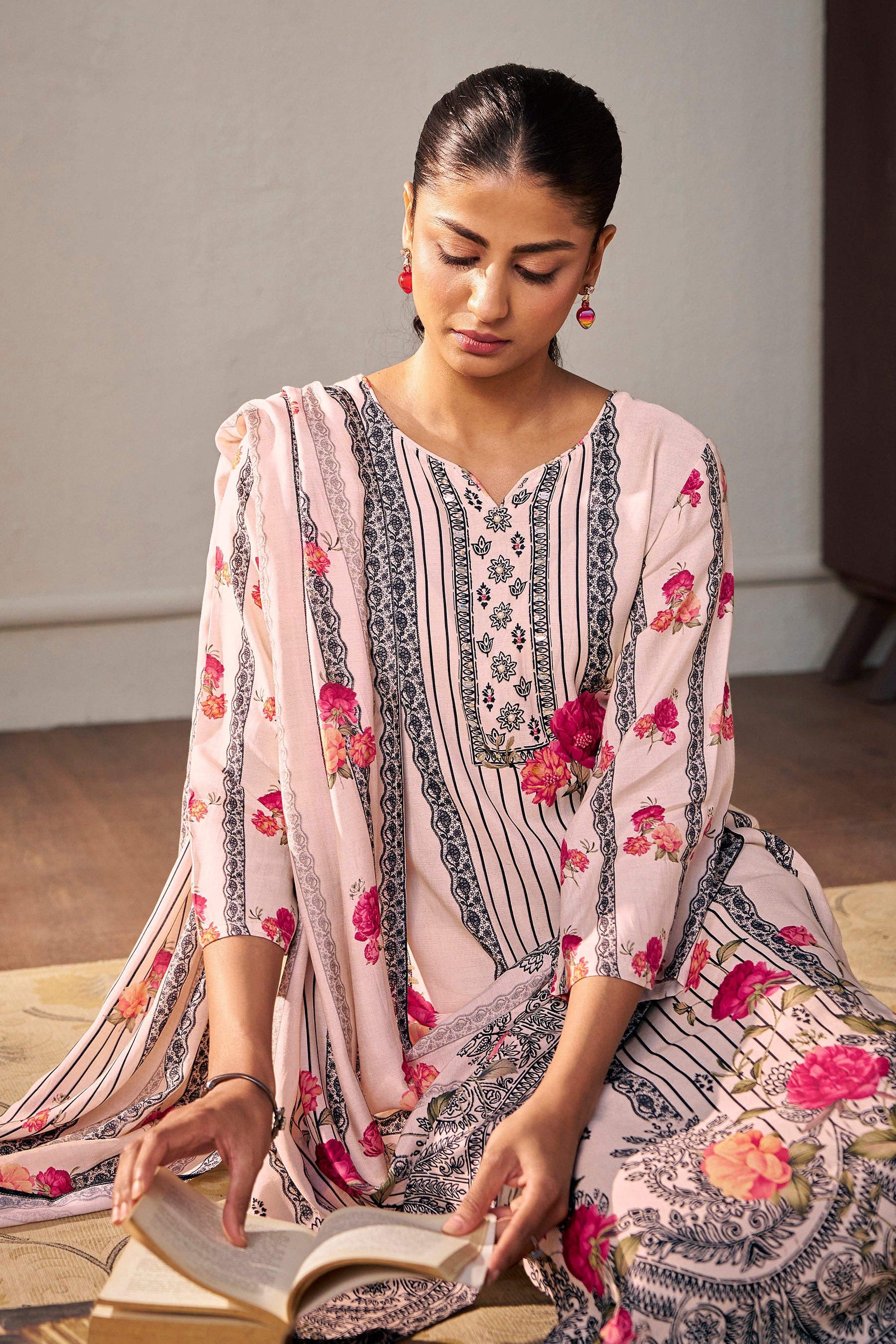 Heavy Digital Print Kurta Set