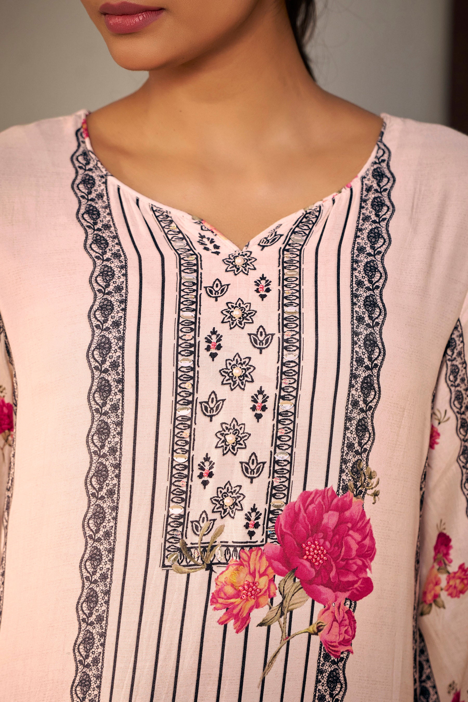 Heavy Digital Print Kurta Set