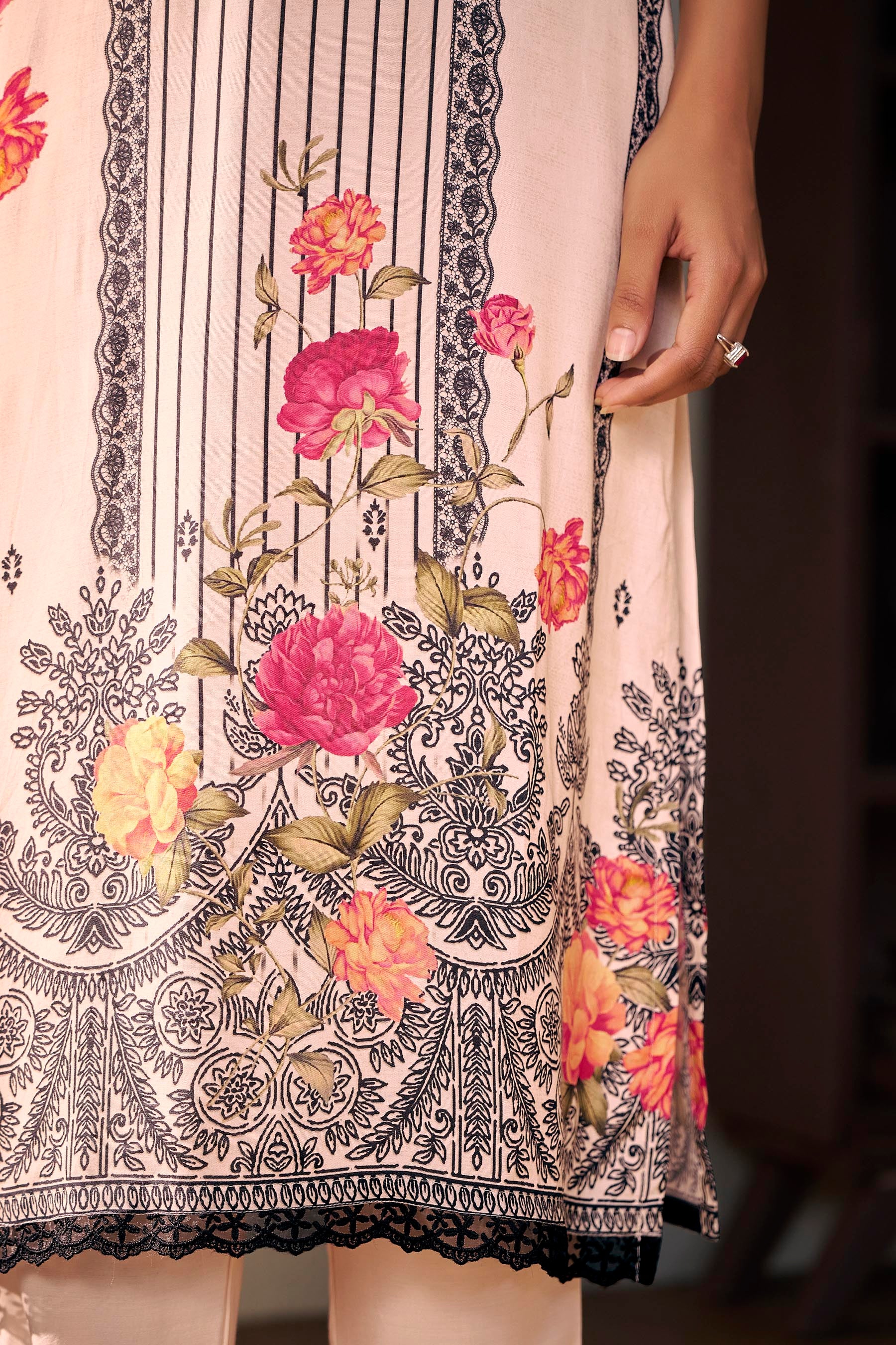 Heavy Digital Print Kurta Set