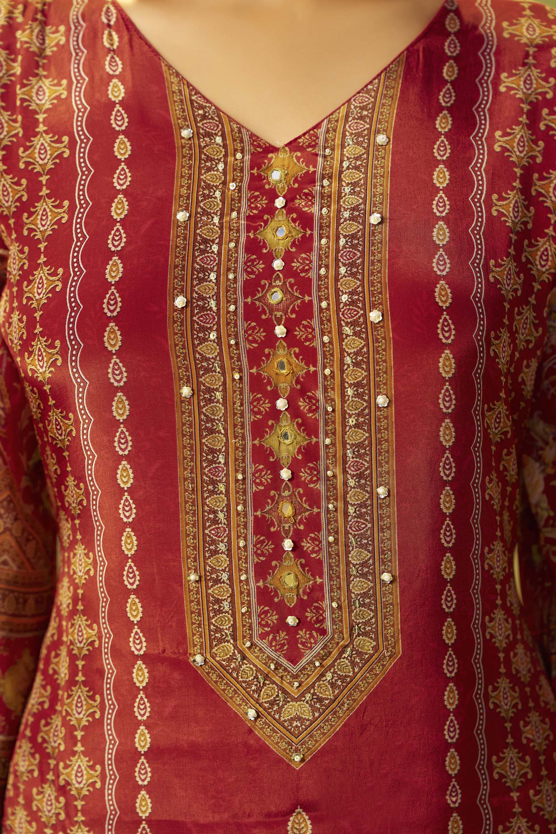 Rich Crepe Silk Kurta Set