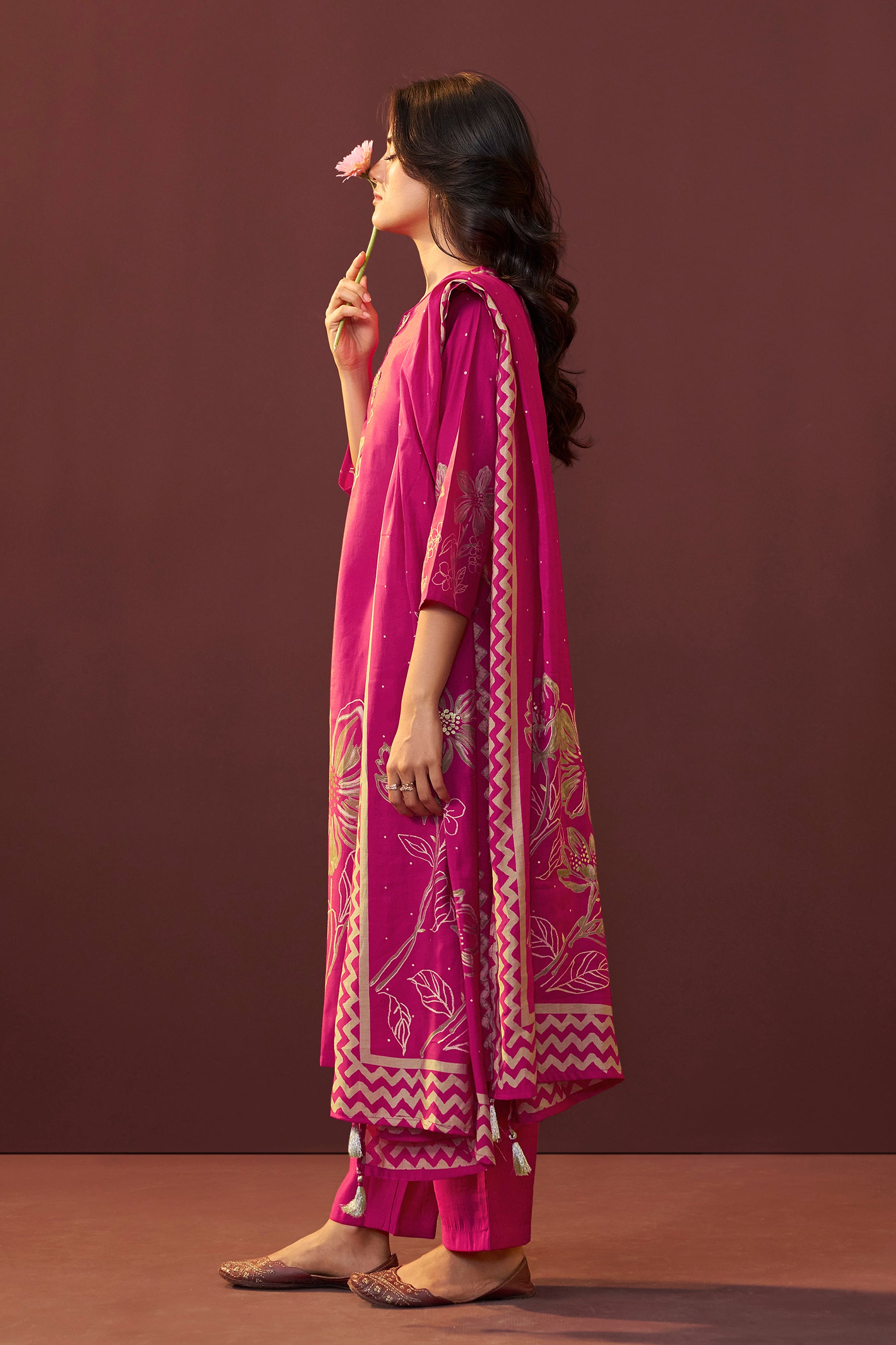 Deep Rani Silk Kurta Set