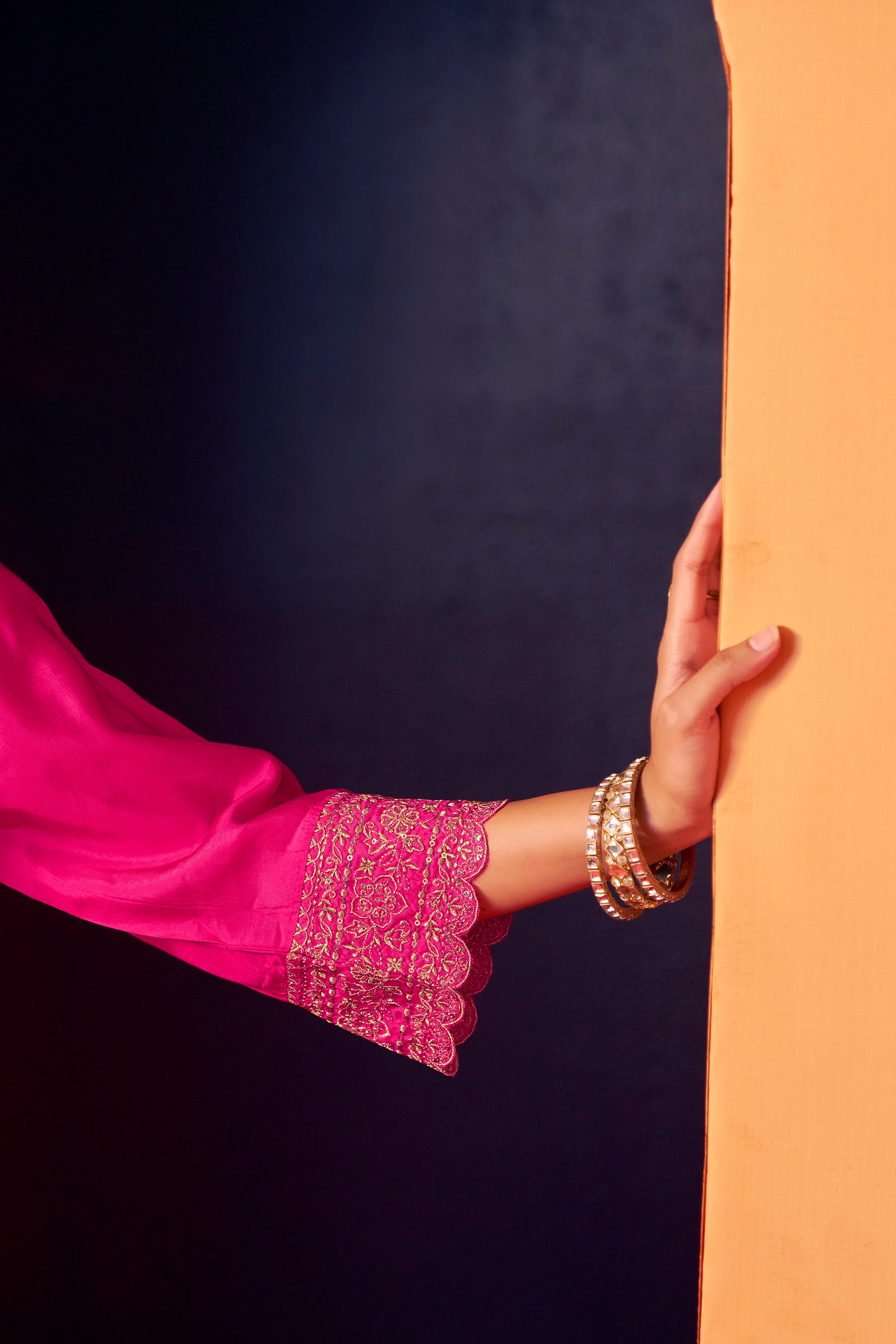 Opulent Rani Embroidered Kurta Set