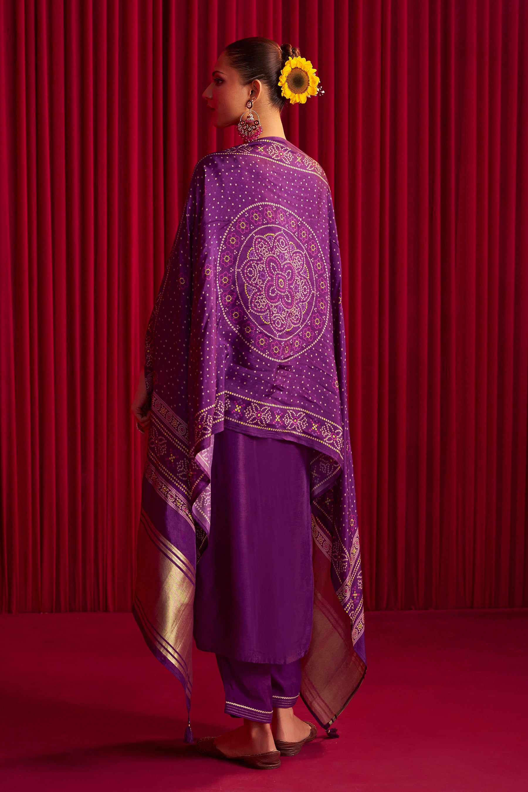 Embroidered Silk Set