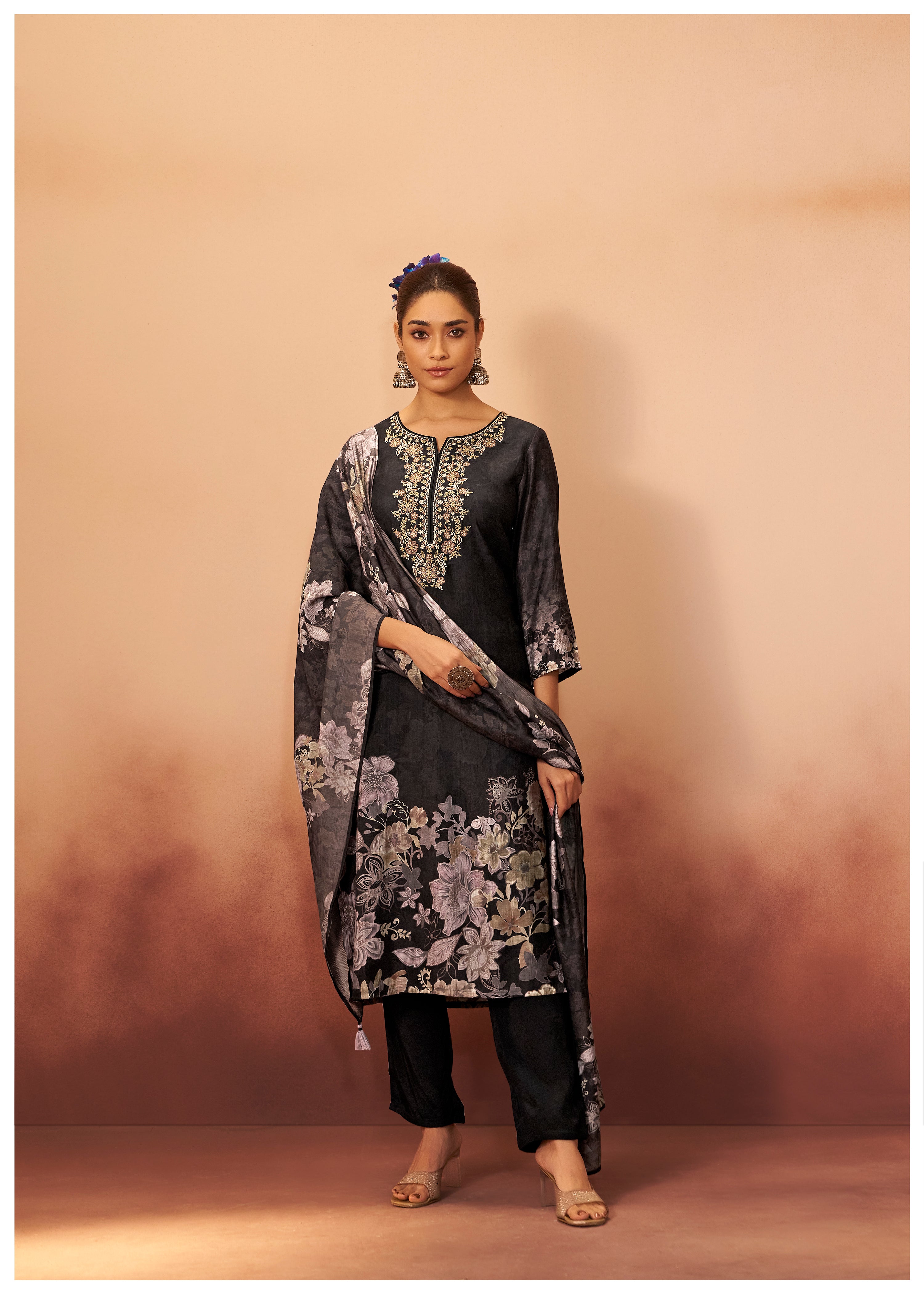 Viscose Digital Print Kurta Set