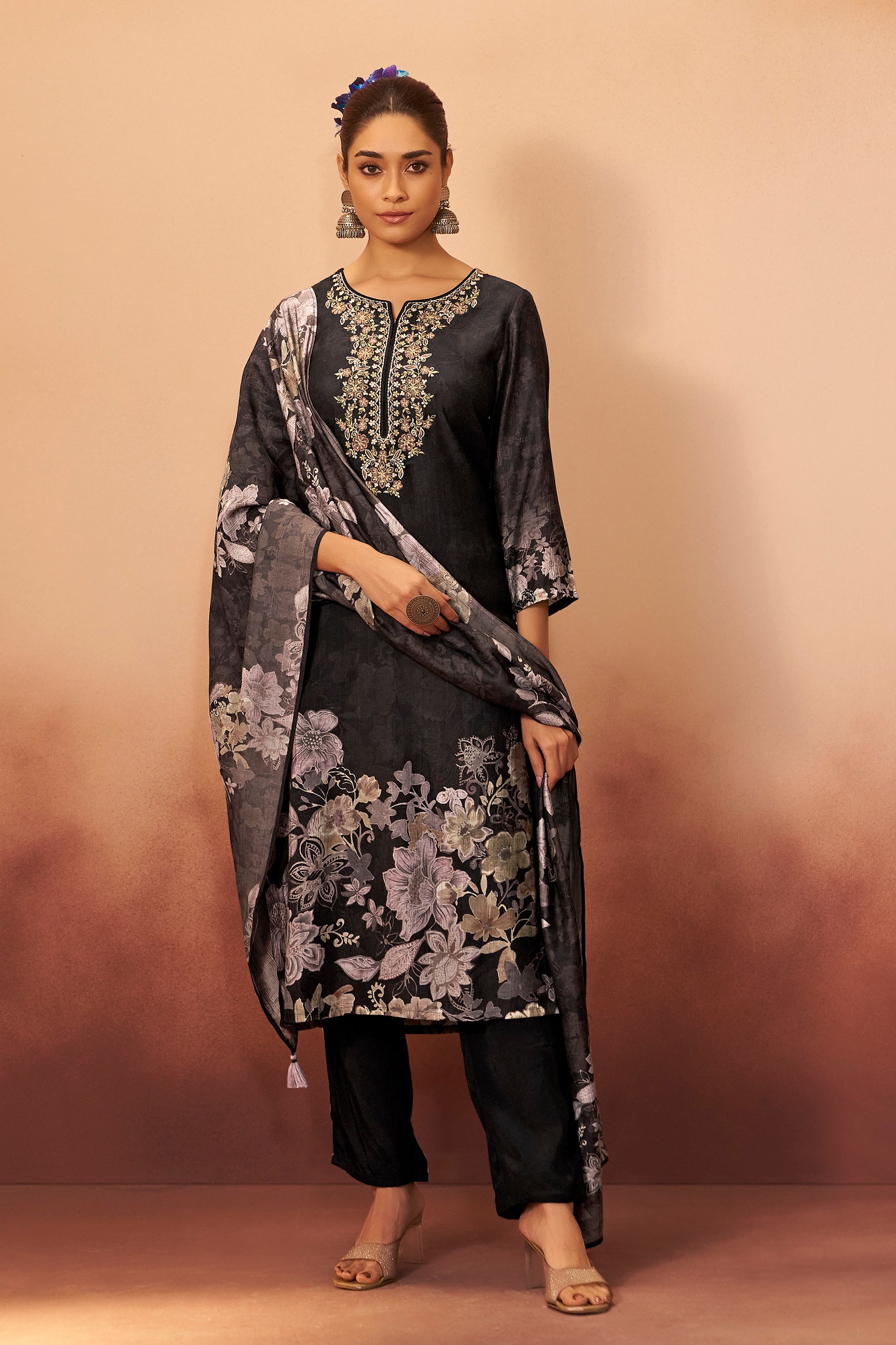Viscose Digital Print Kurta Set