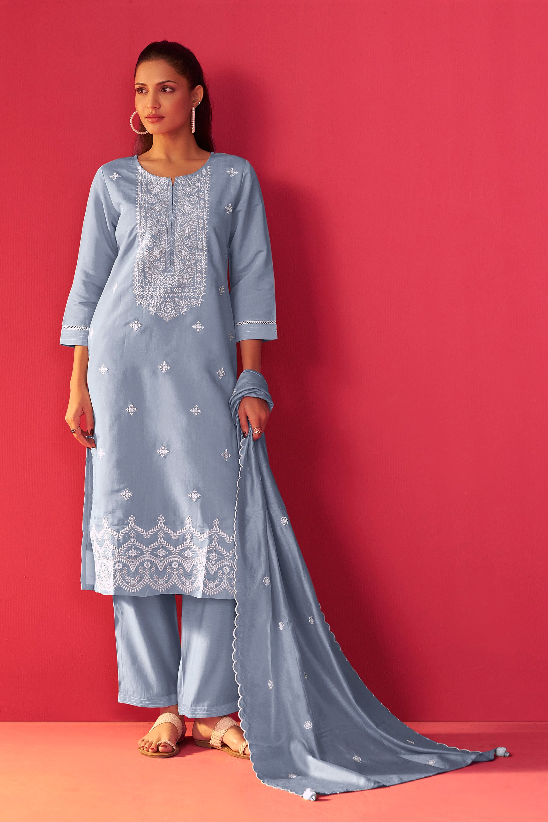 Chikankari Kurta Set