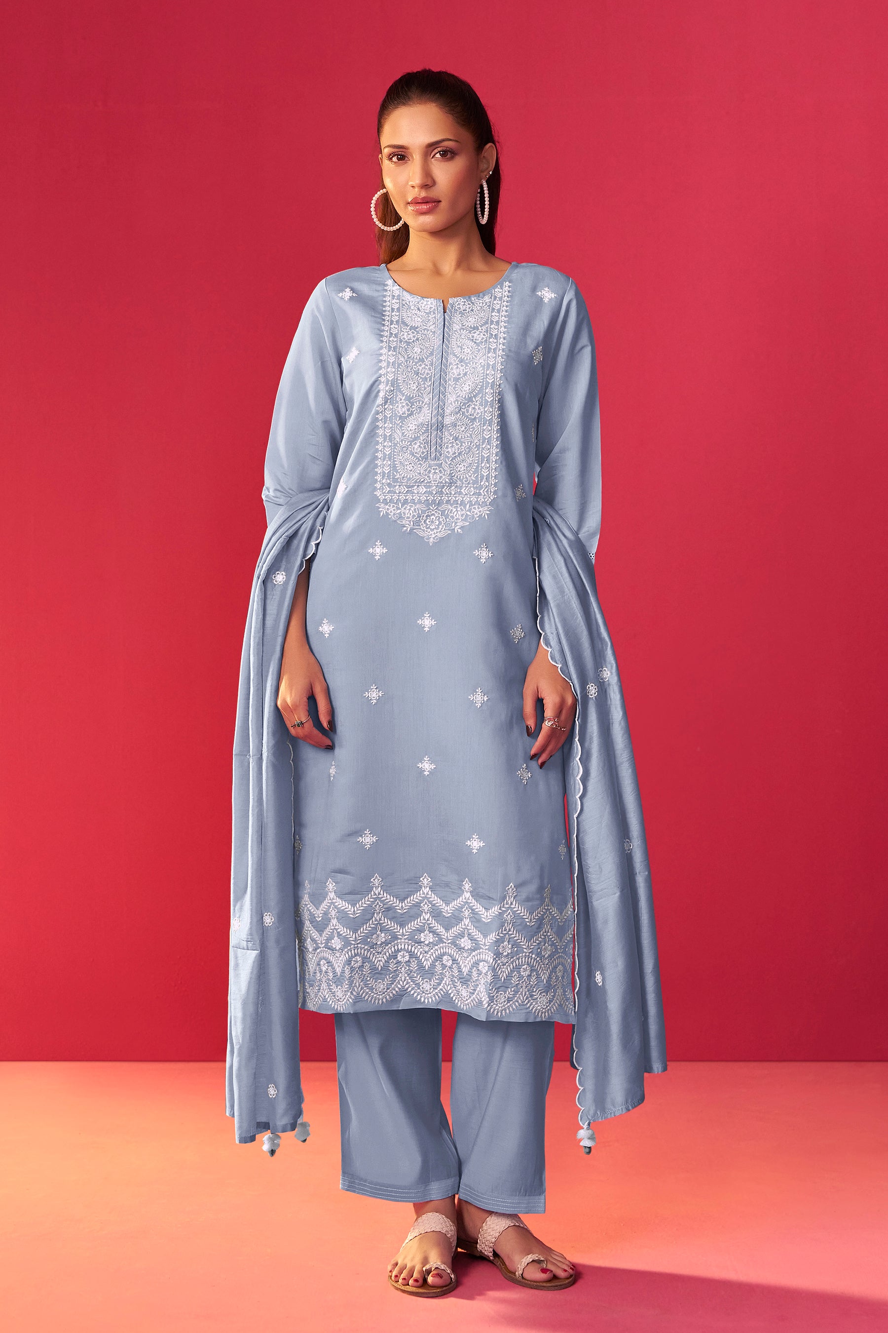 Chikankari Kurta Set