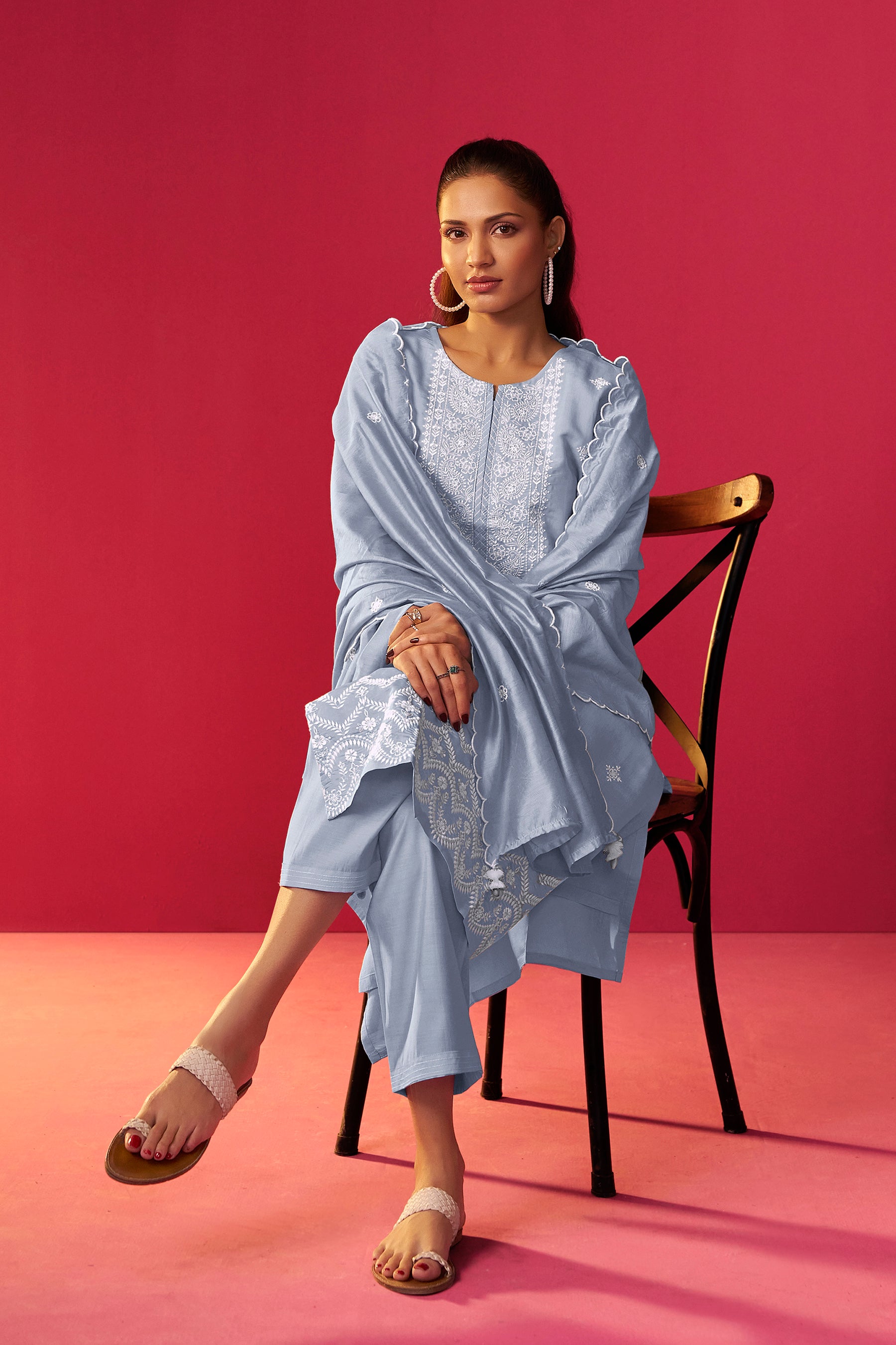 Chikankari Kurta Set