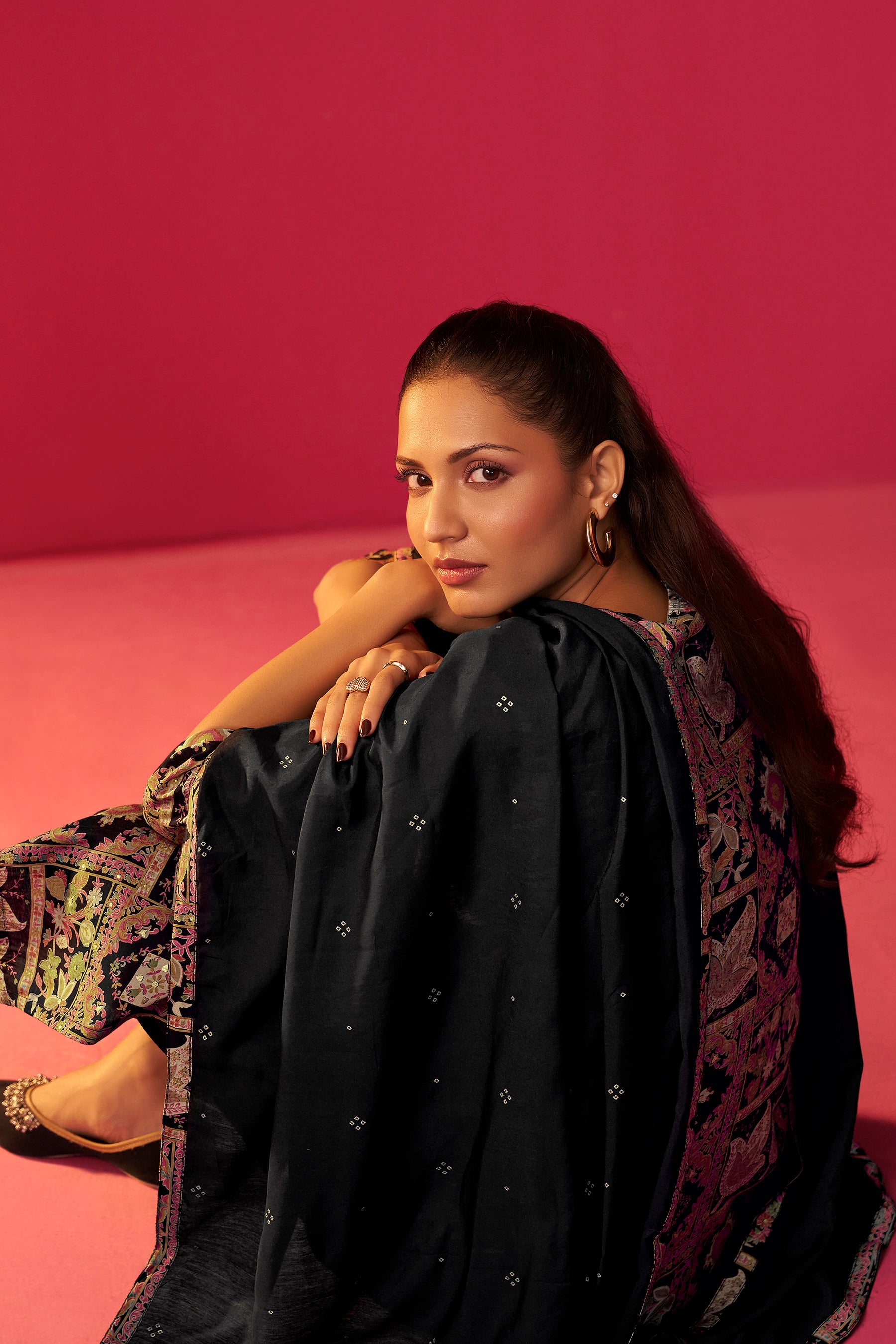 Viscose Digital Print Kurta Set