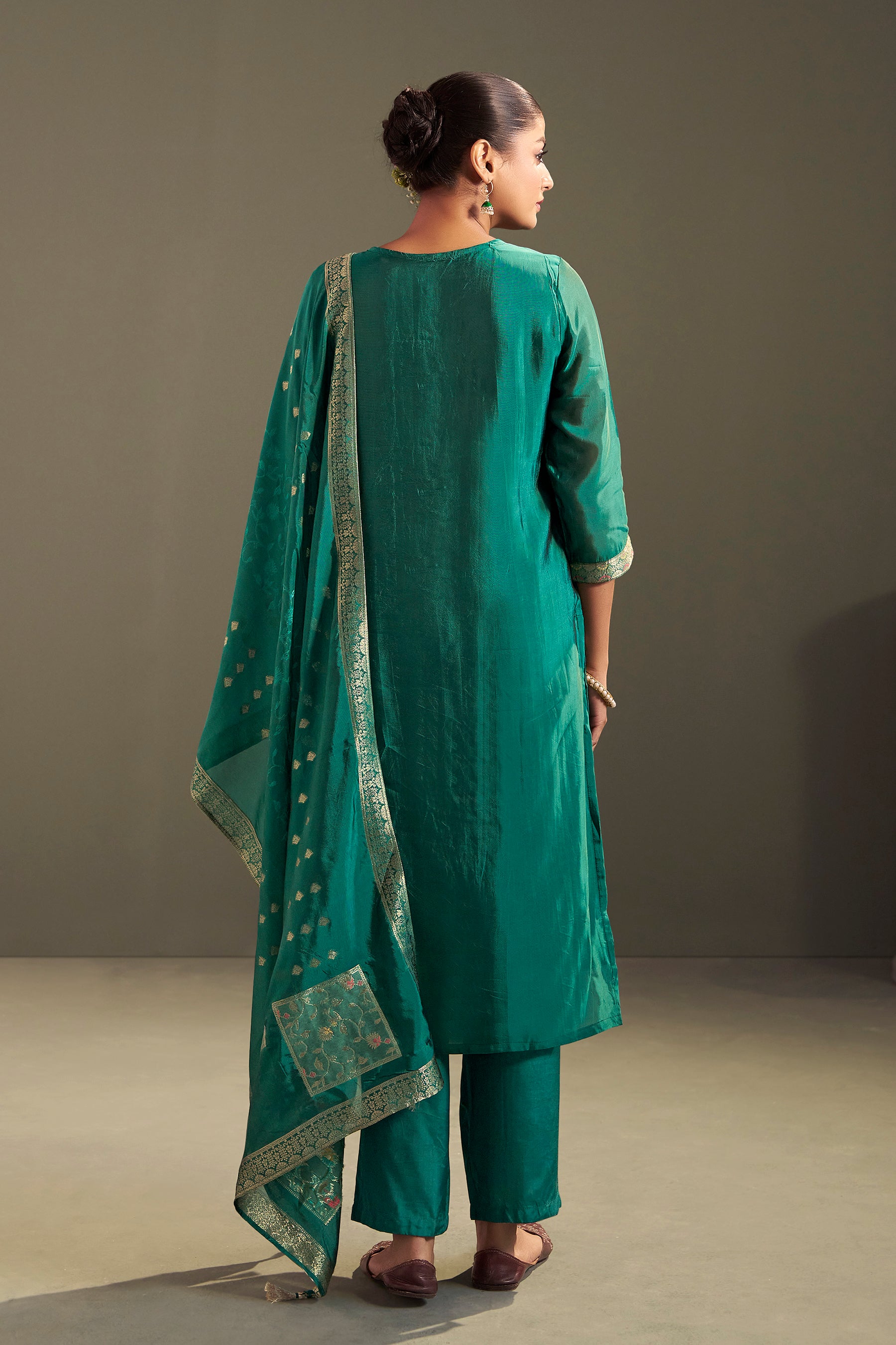 Yarn Dyed Viscose Kurta Set