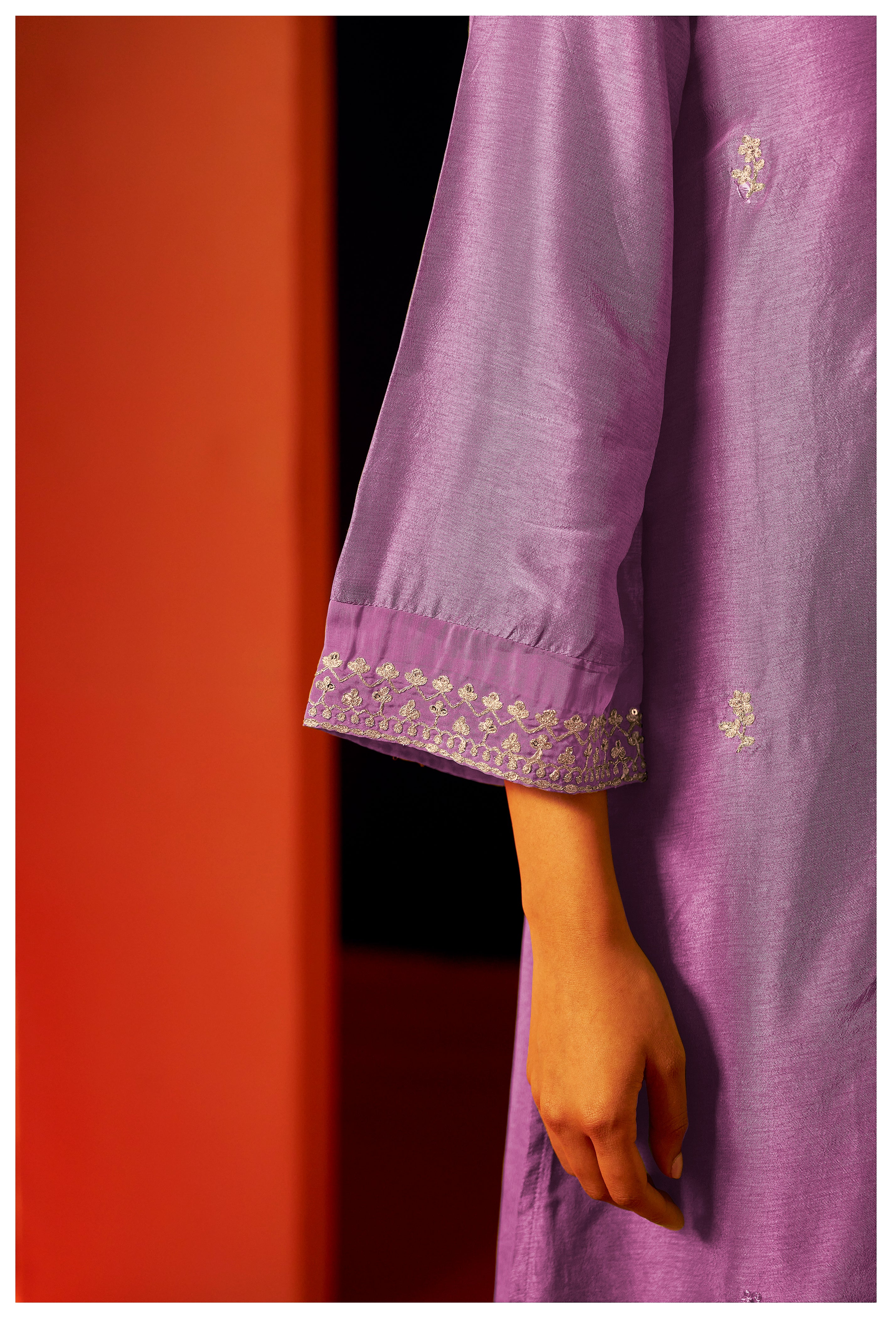 Chinnon Dupatta With Heavy Embroidery Work Set