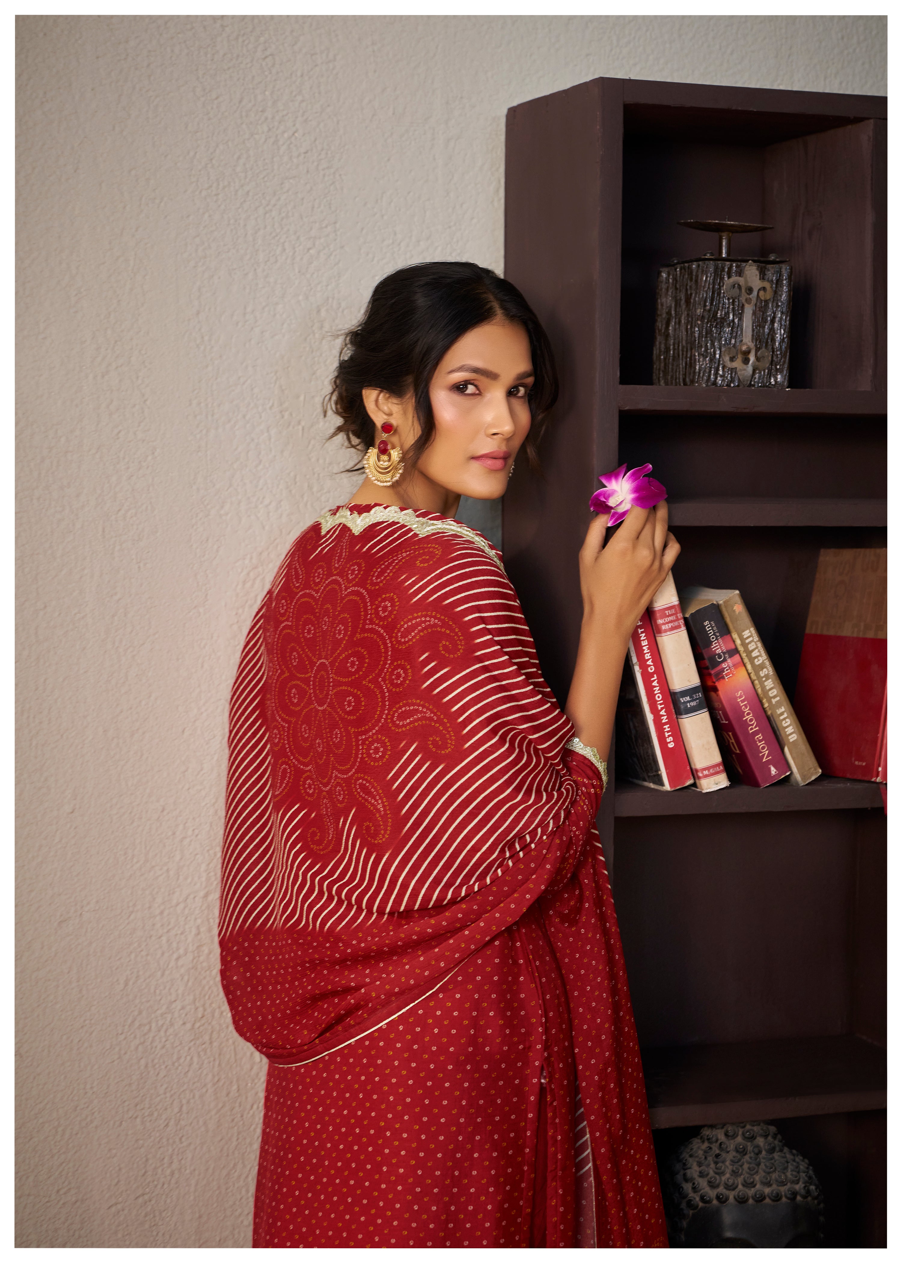 Bandhani Digital Print Kurta Set
