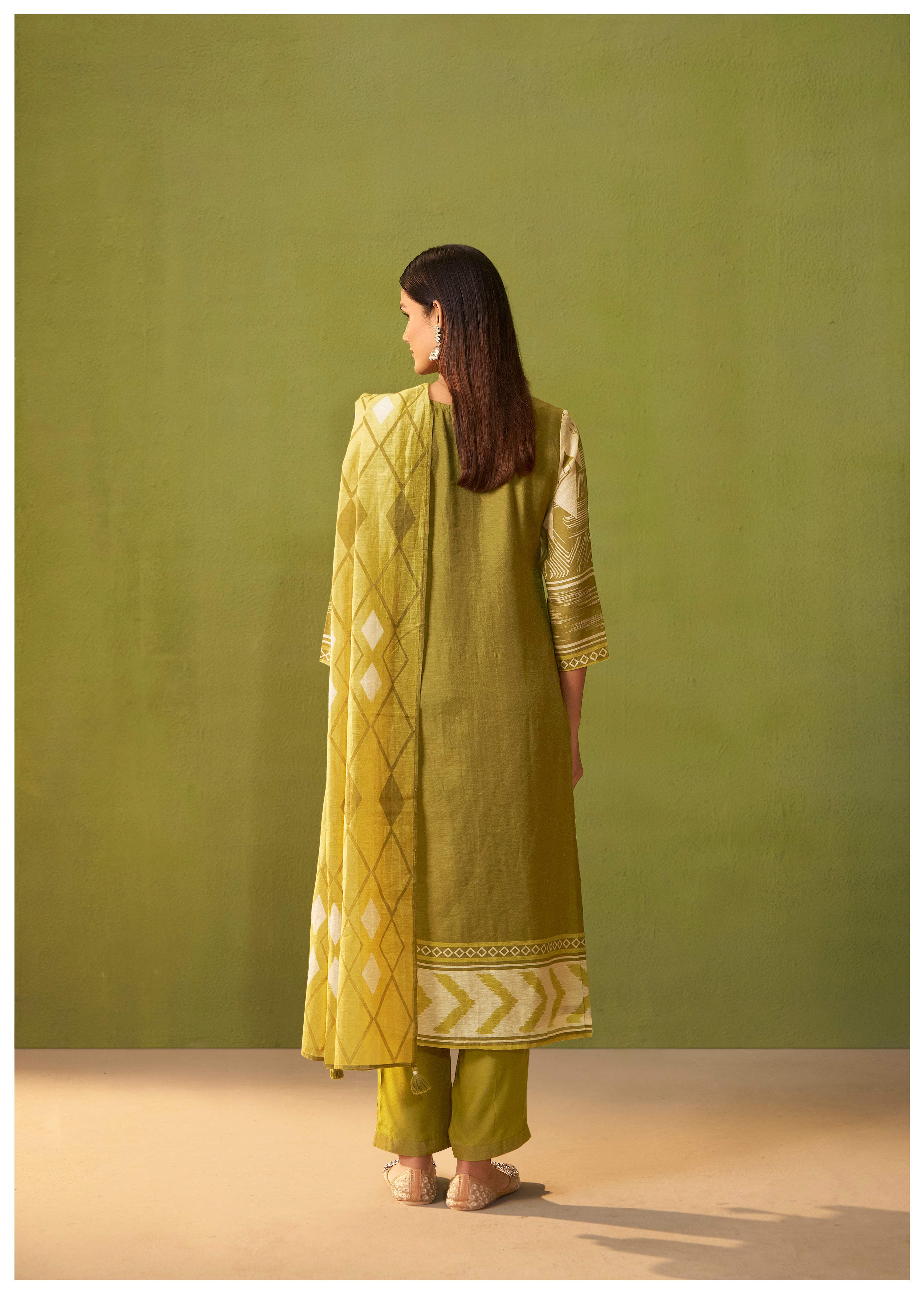 Shimmer Linen Digital Print Set