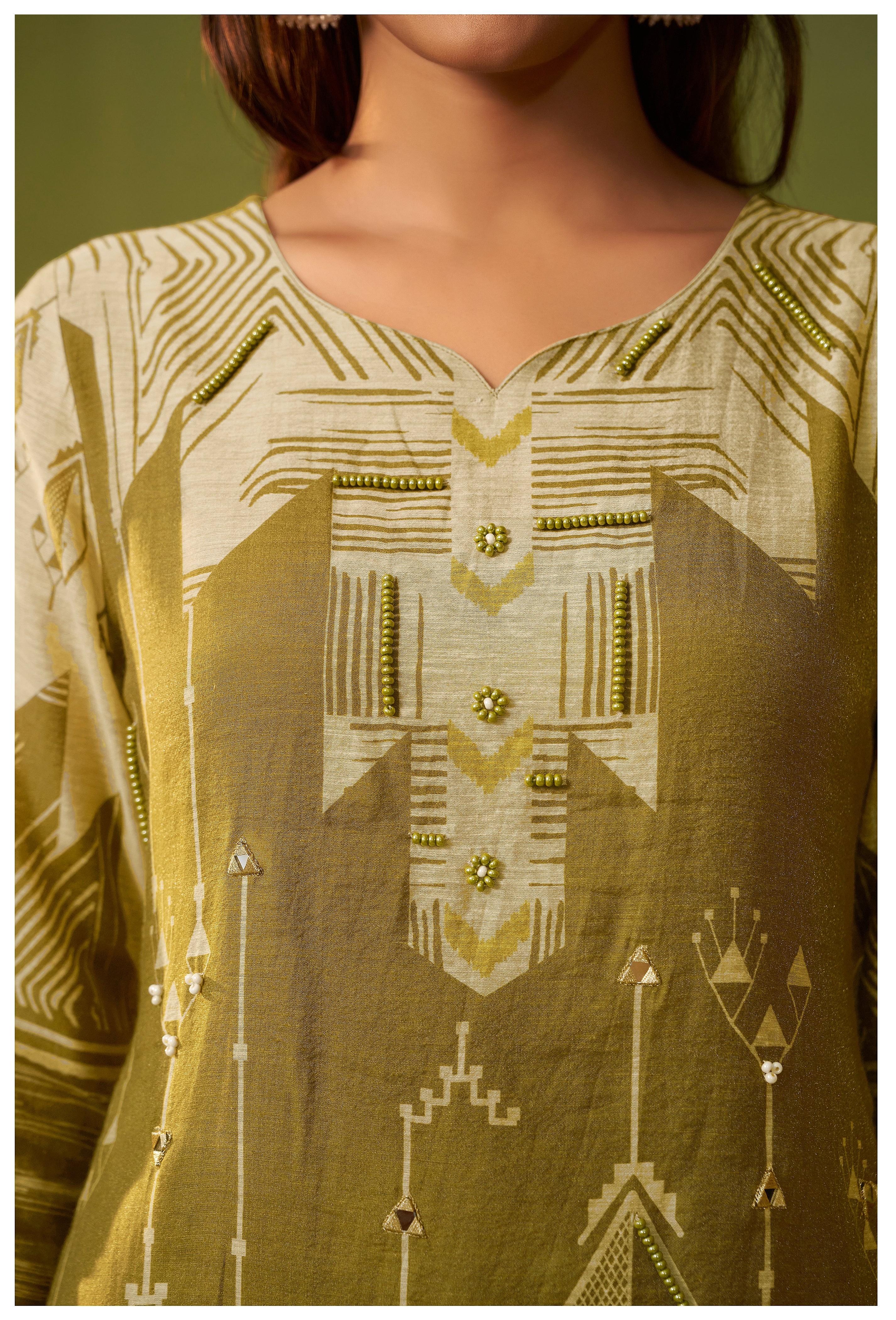 Shimmer Linen Digital Print Set