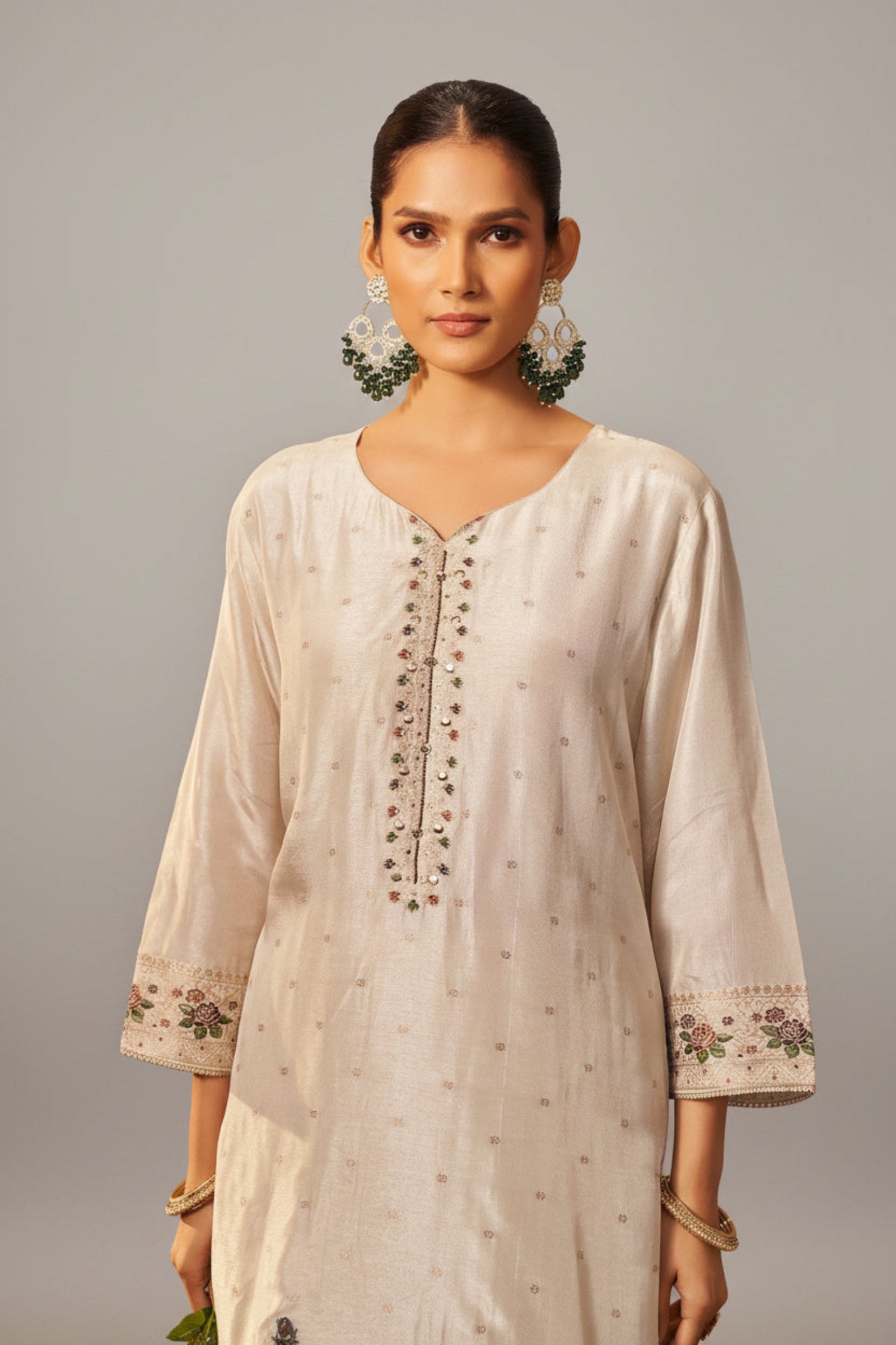 Russian Jacquard Set – Cream