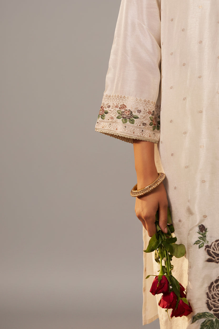 Russian Jacquard Set – Cream
