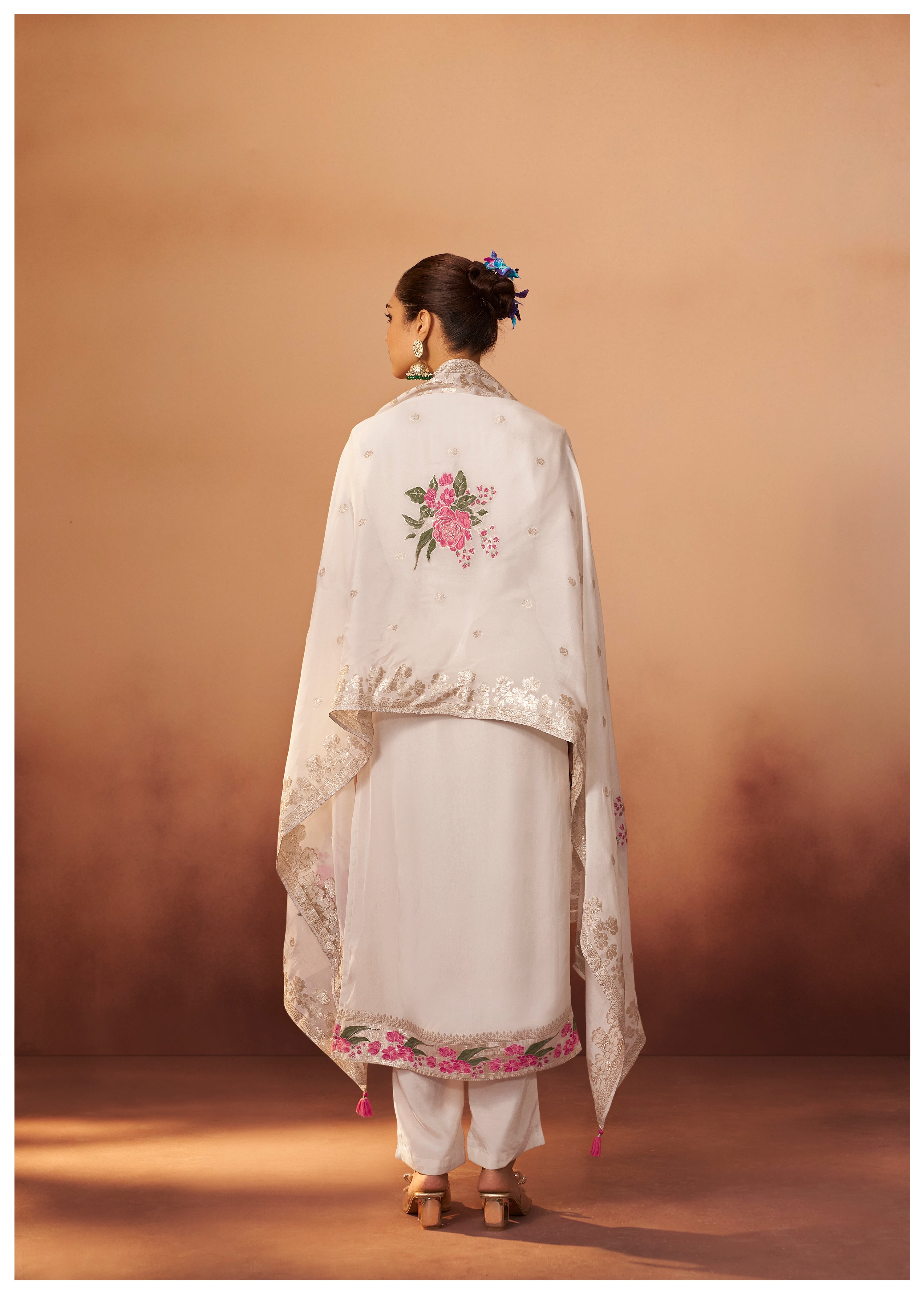 Organza Kurta Set