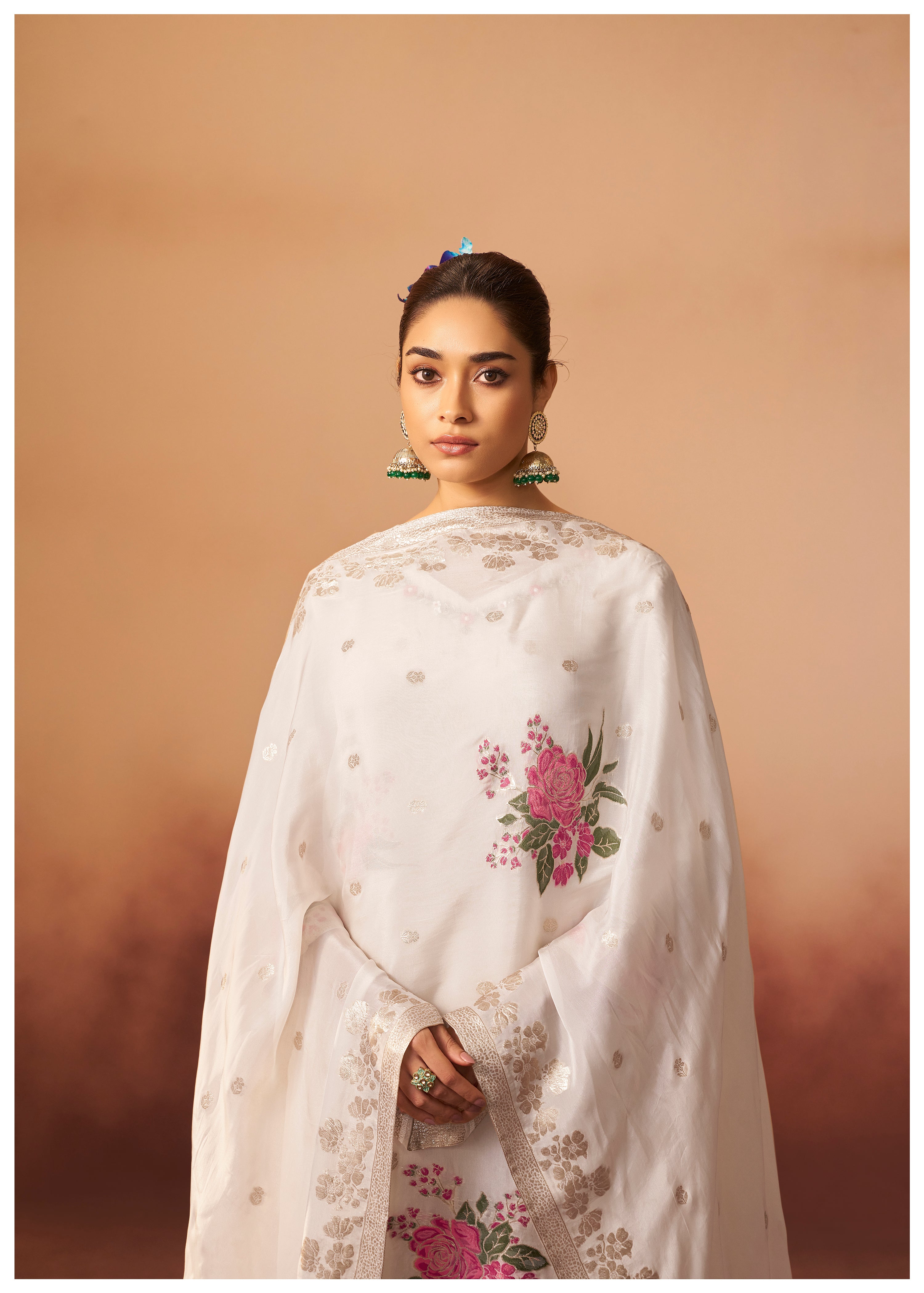 Organza Kurta Set