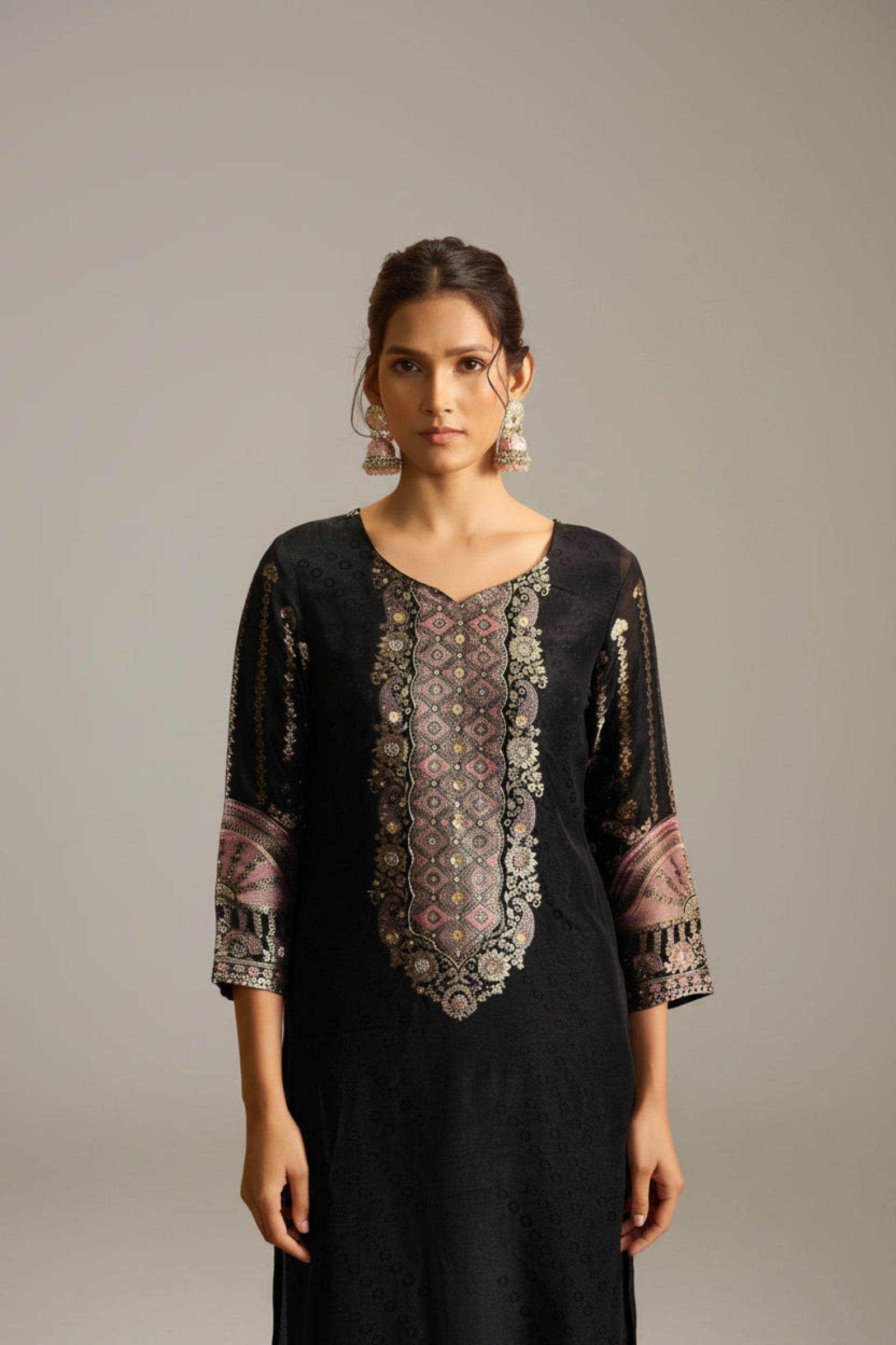 Russian Jacquard Set – Black