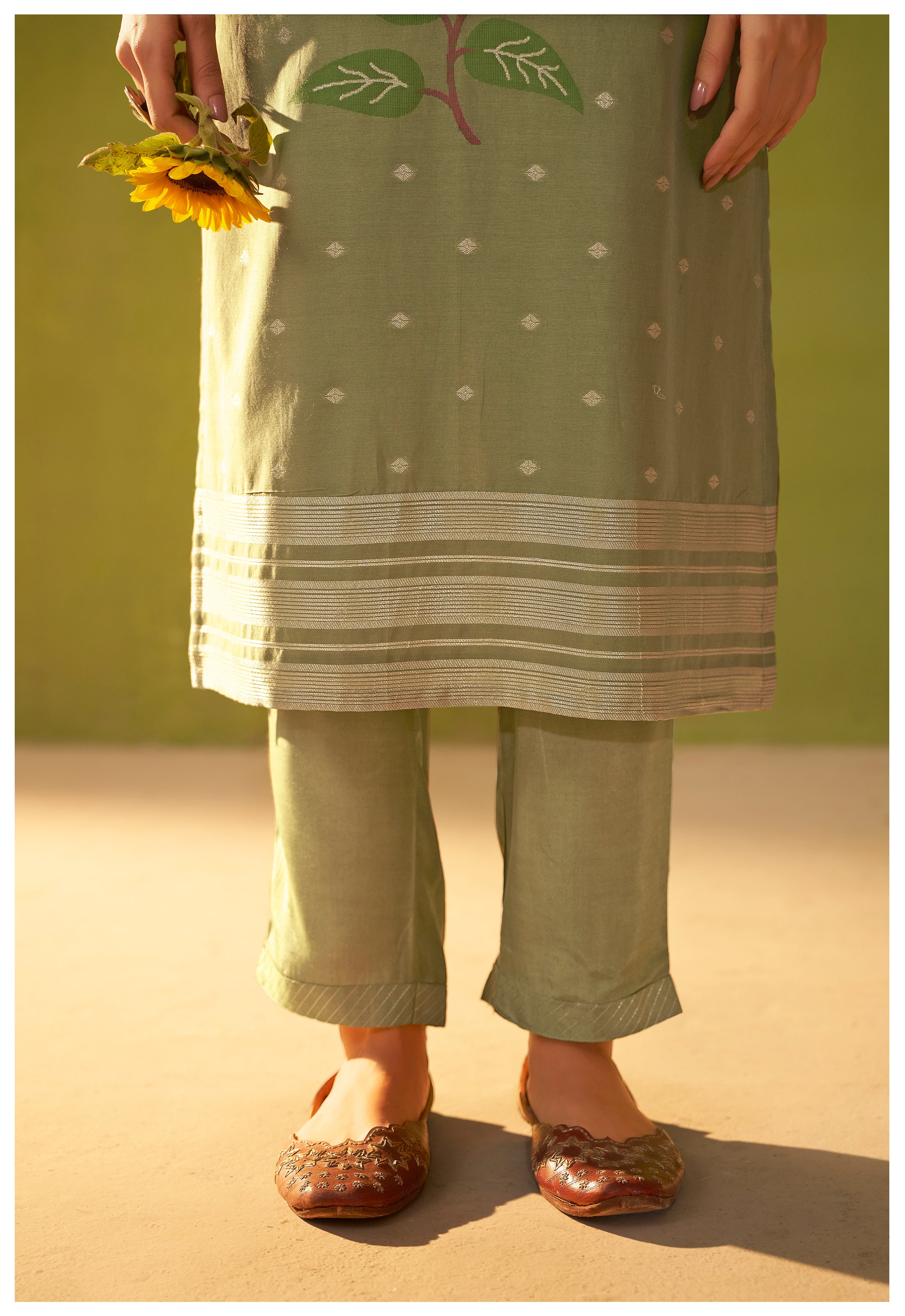 Chanderi Jacquard Set