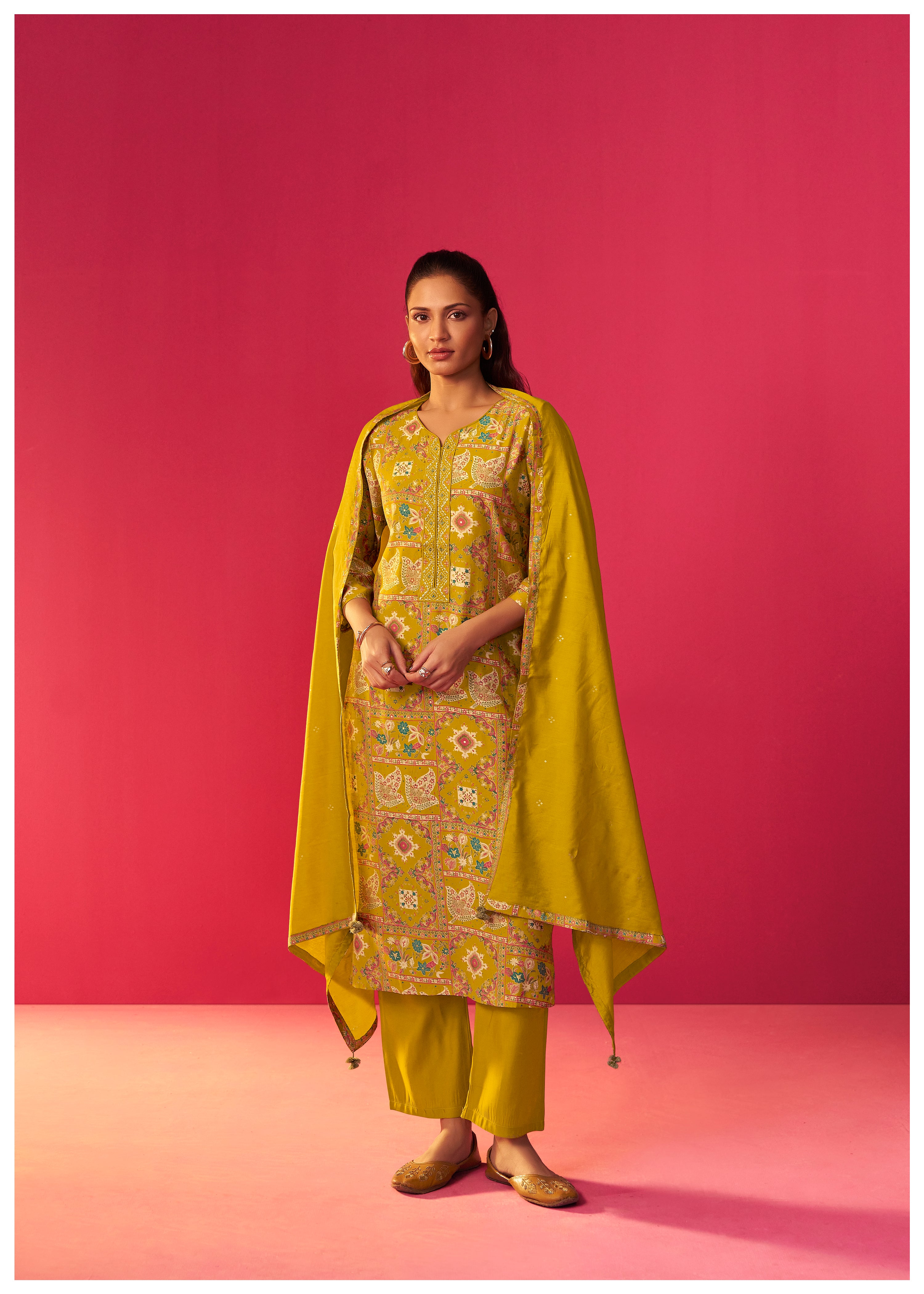 Viscose Digital Print Kurta Set