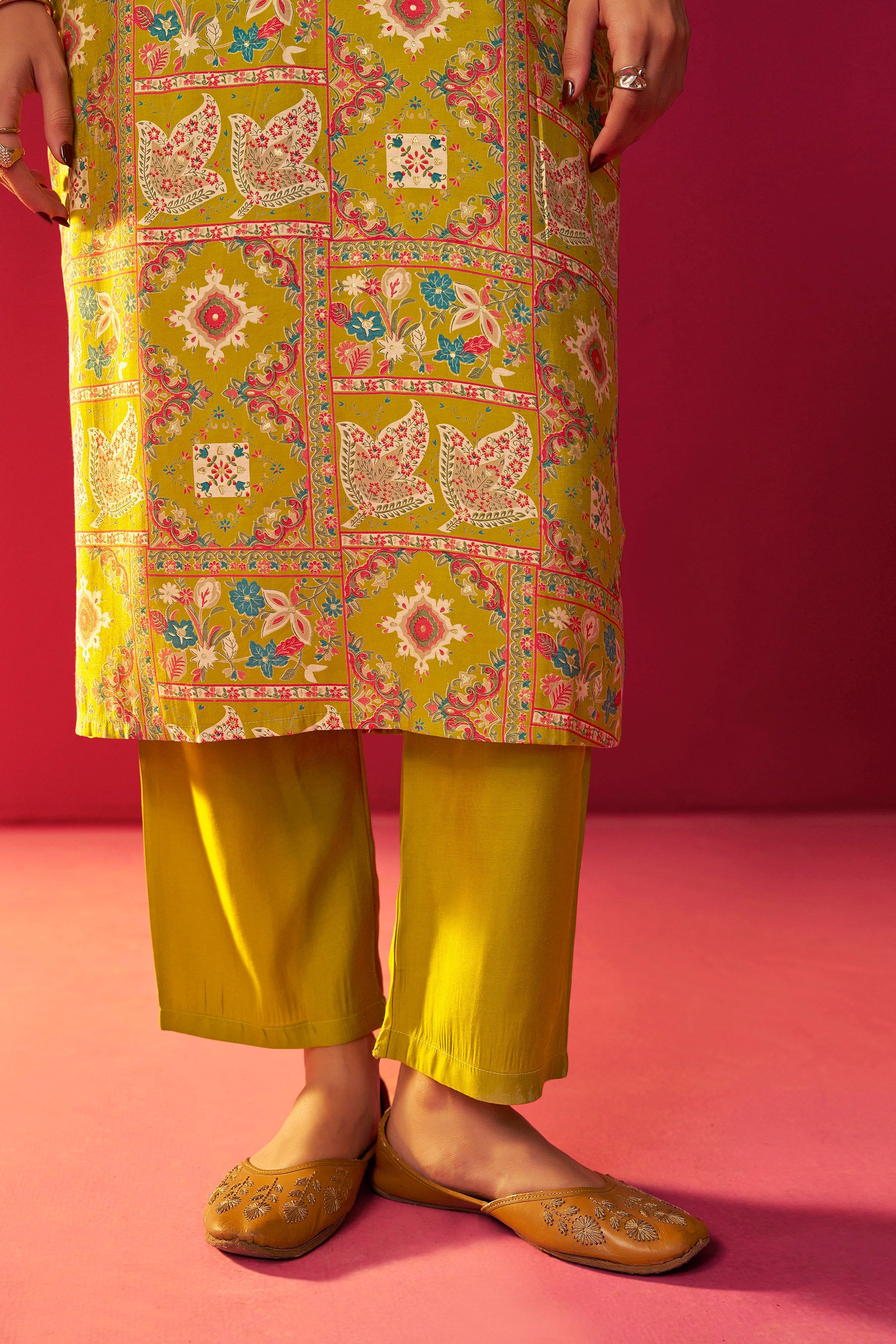 Viscose Kurta Set with Digital Print