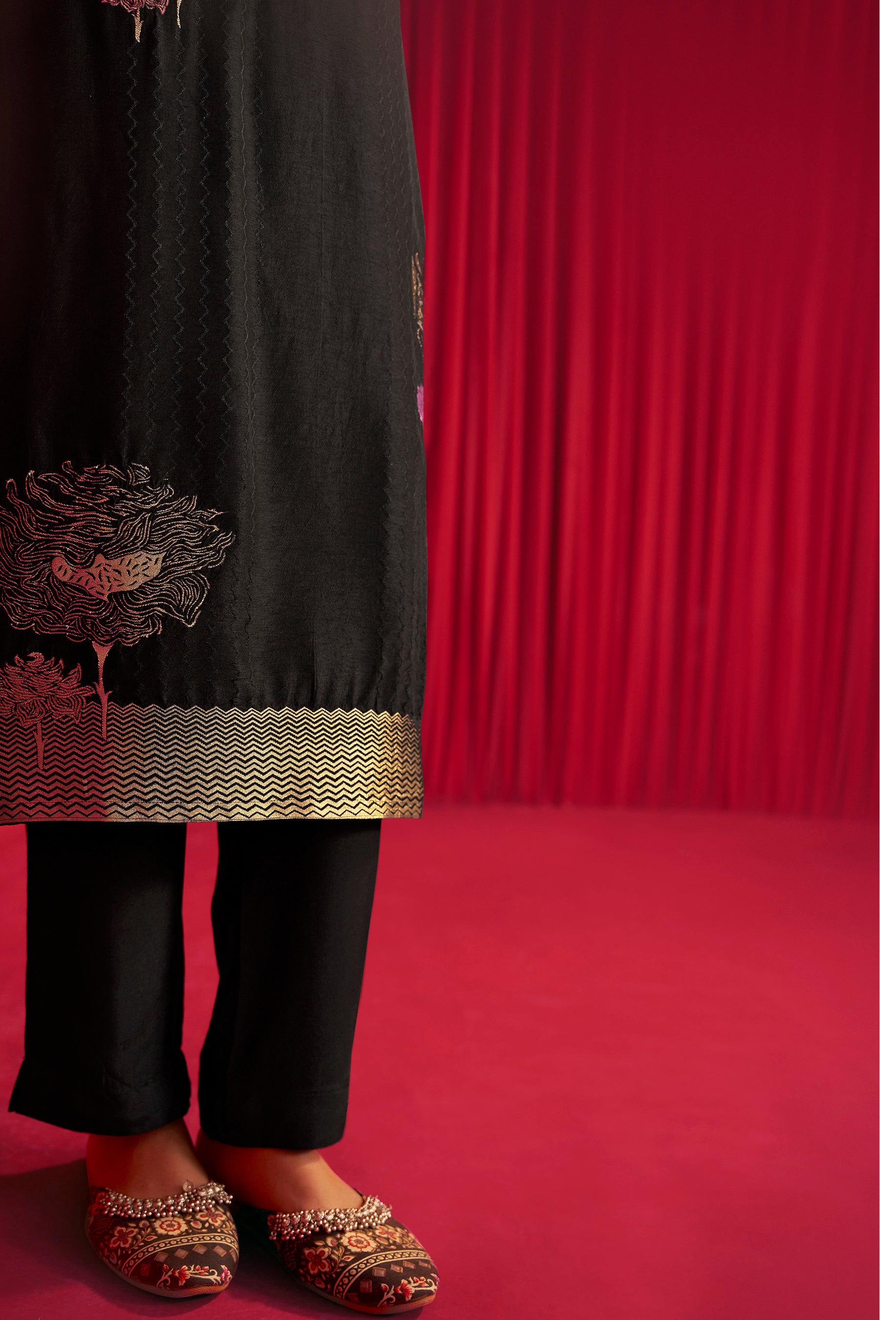 Viscose Silk Jacquard Set